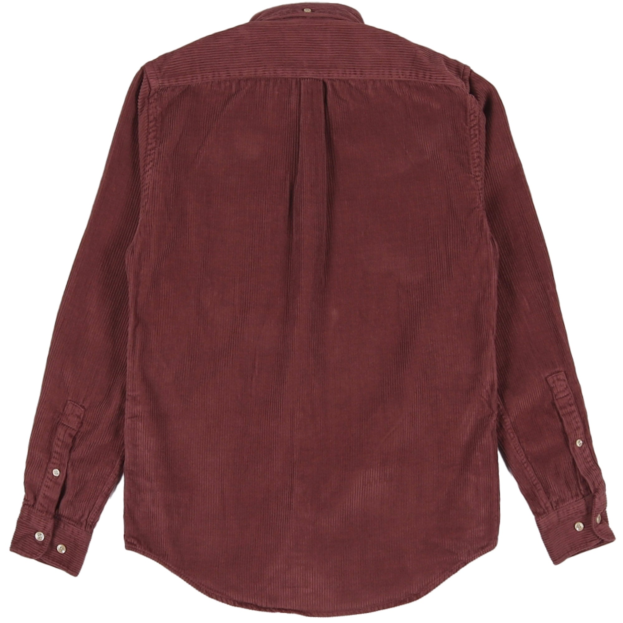 Portuguese Flannel Lobo Corduroy Shirt - Bordeaux