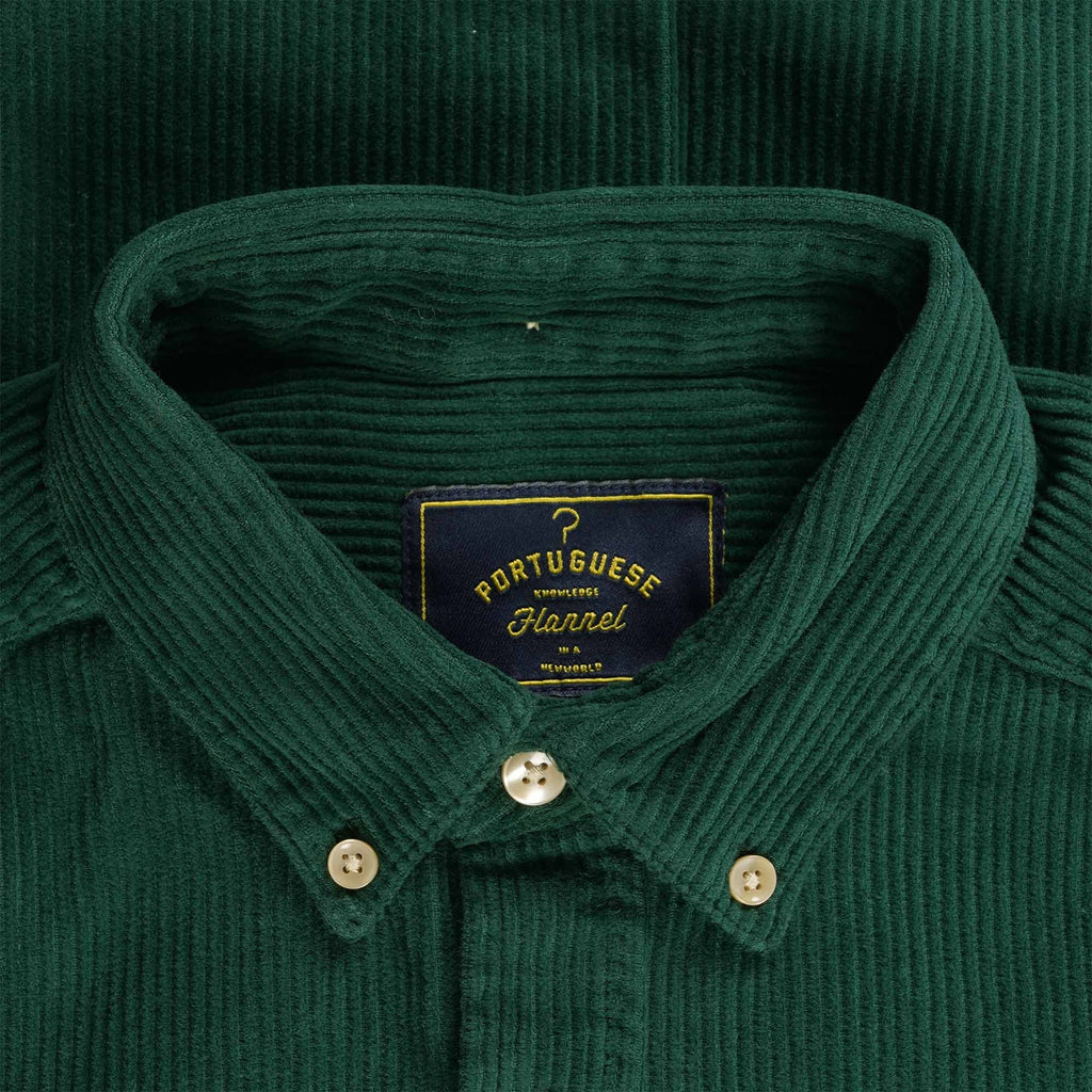 Portuguese Flannel Lobo Corduroy Shirt - Green