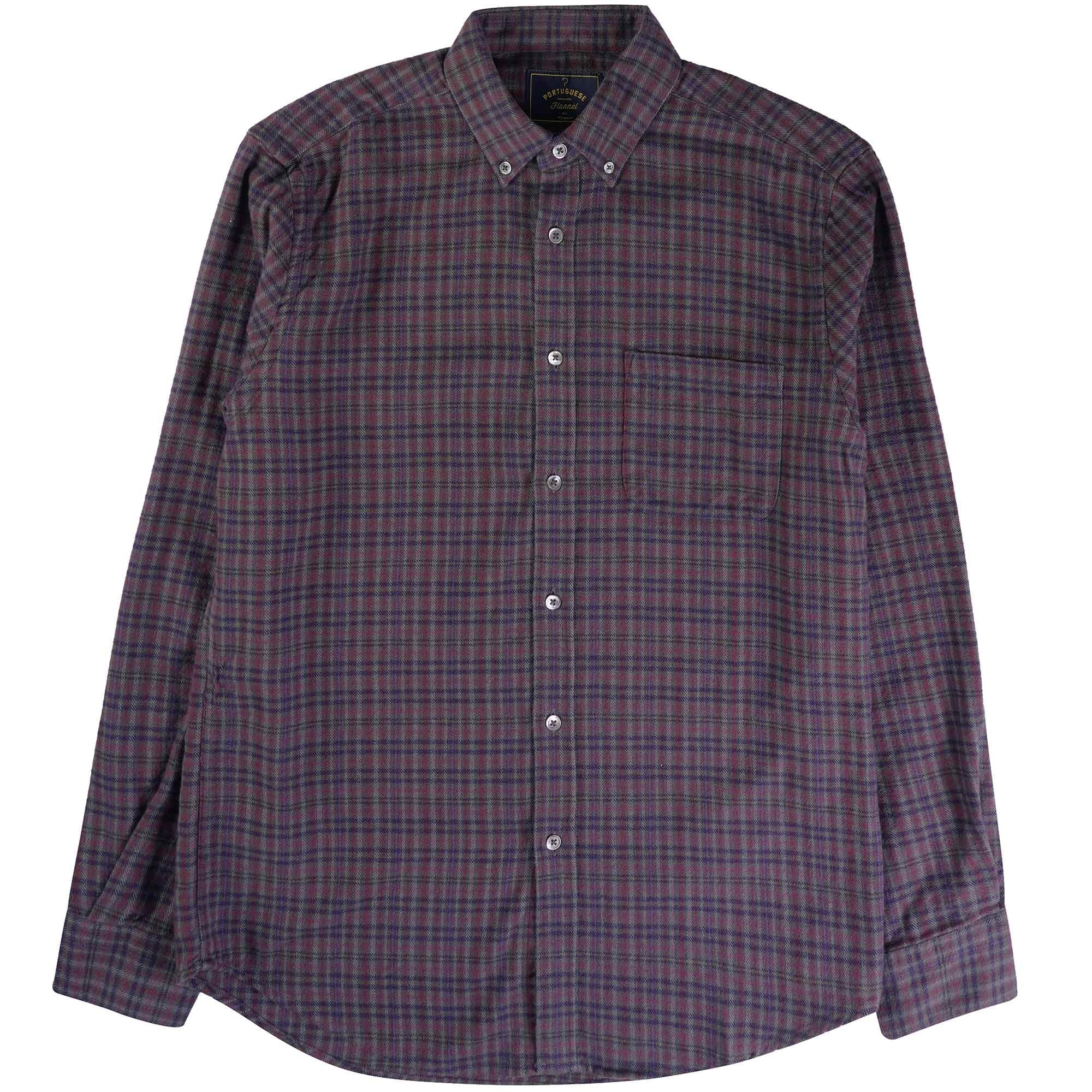 Portuguese Flannel Portfree Shirt - Grey