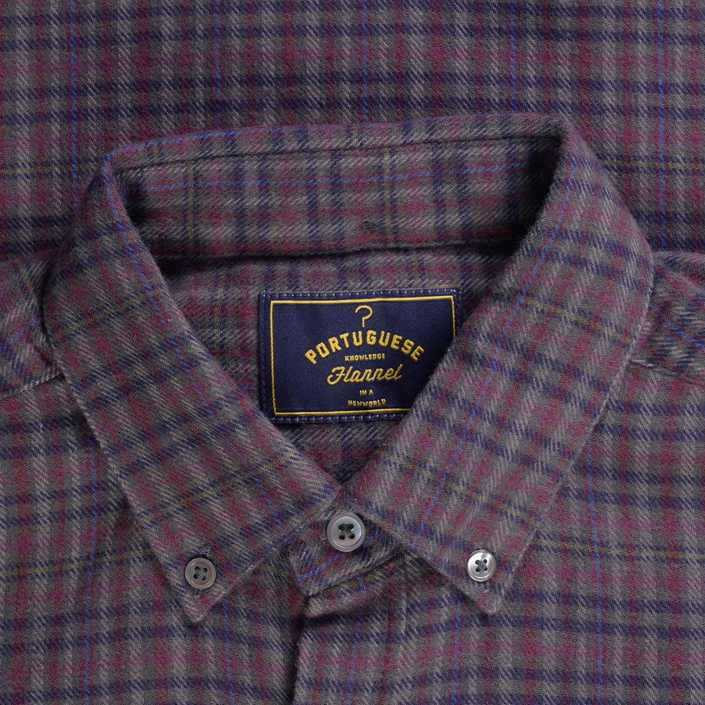 Portuguese Flannel Portfree Shirt - Grey