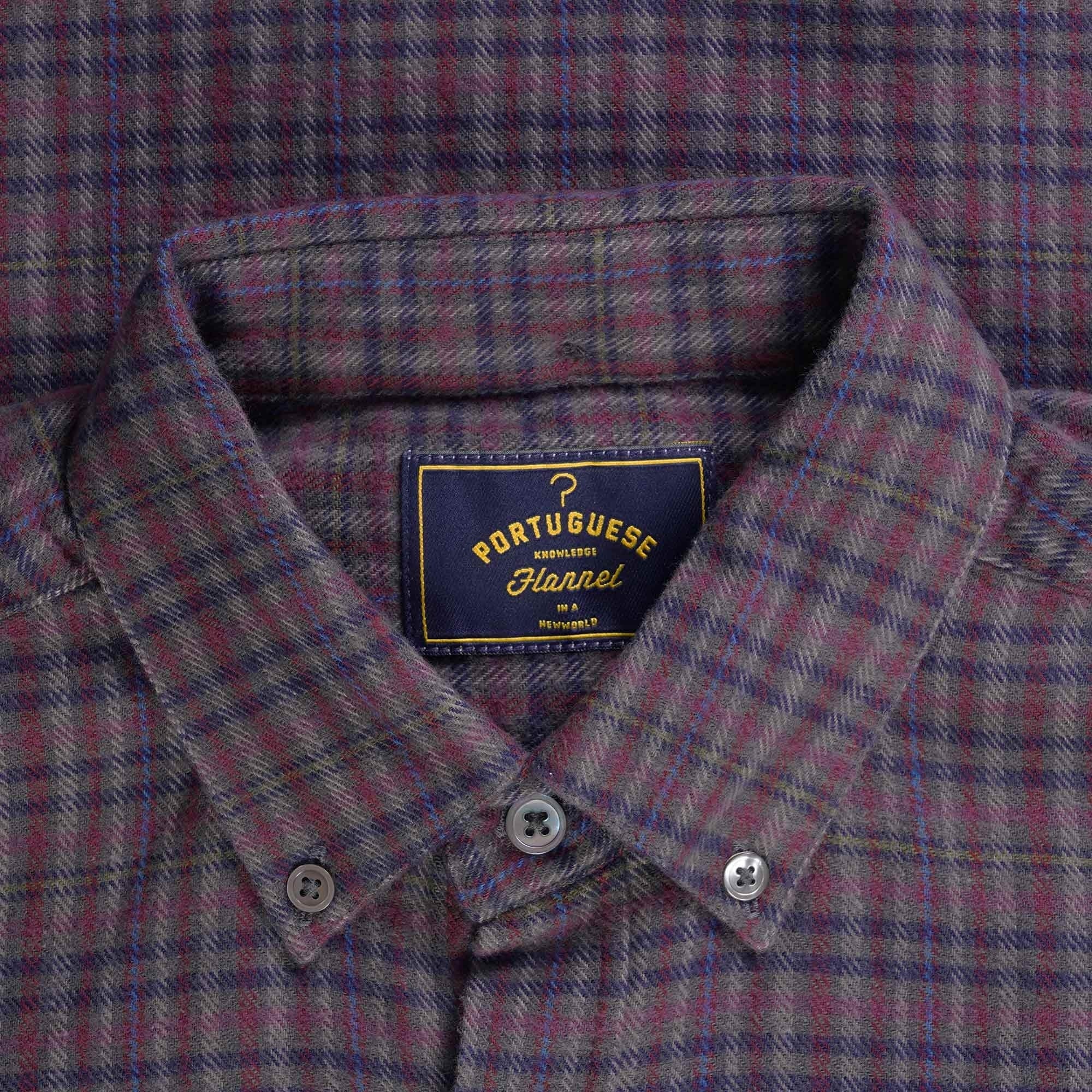 Portuguese Flannel Portfree Shirt - Grey