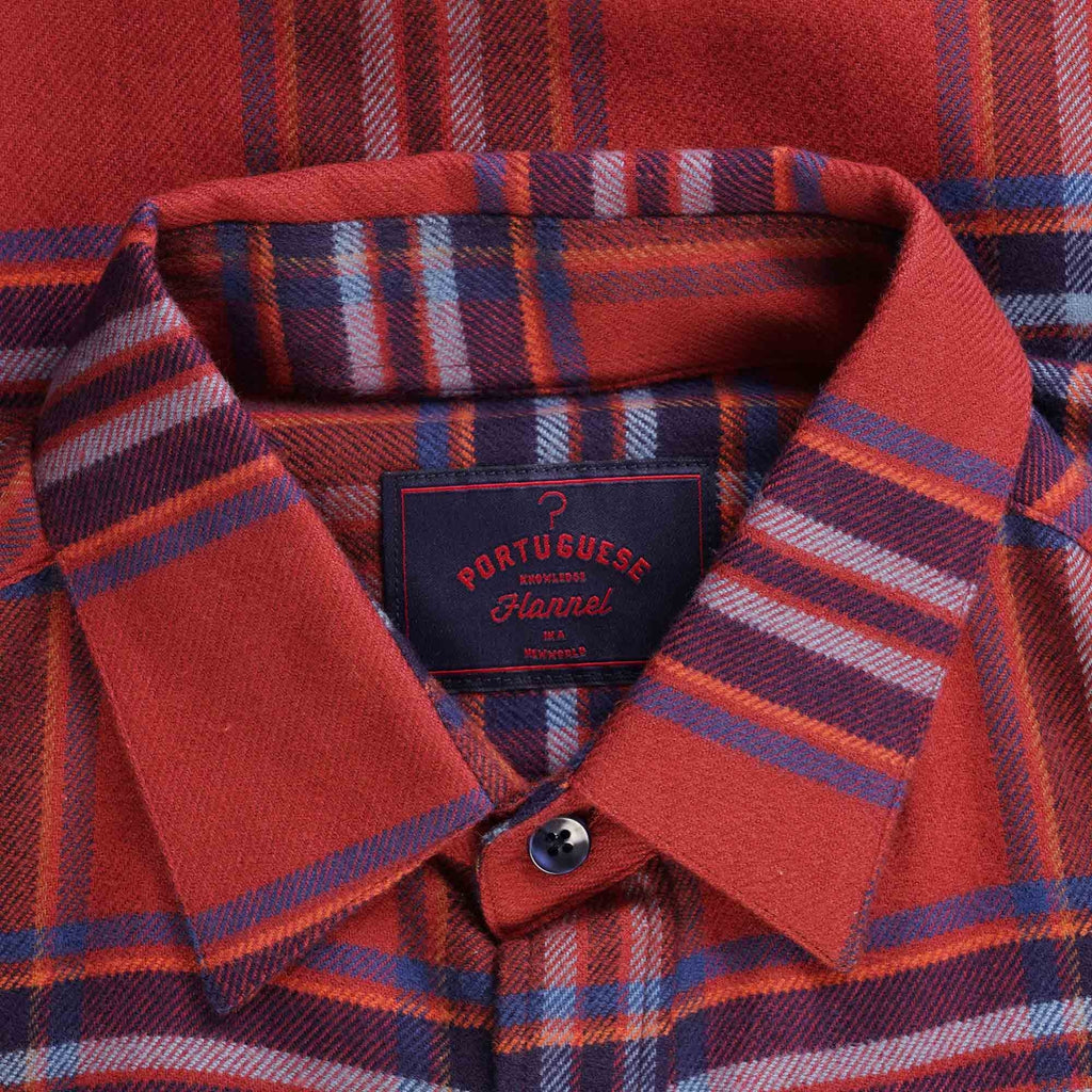 Portuguese Flannel Pau Shirt - Red