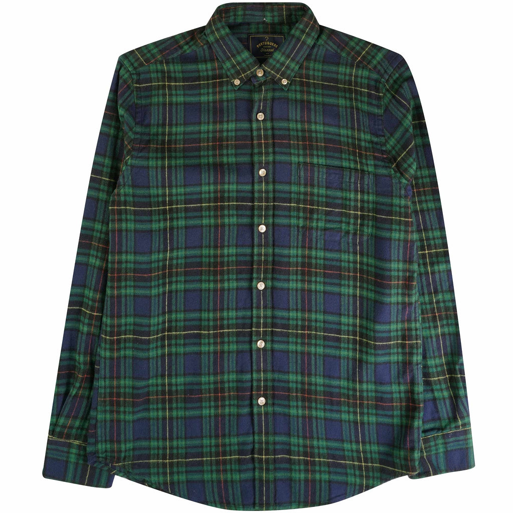 Portuguese Flannel Ortis Shirt - Green