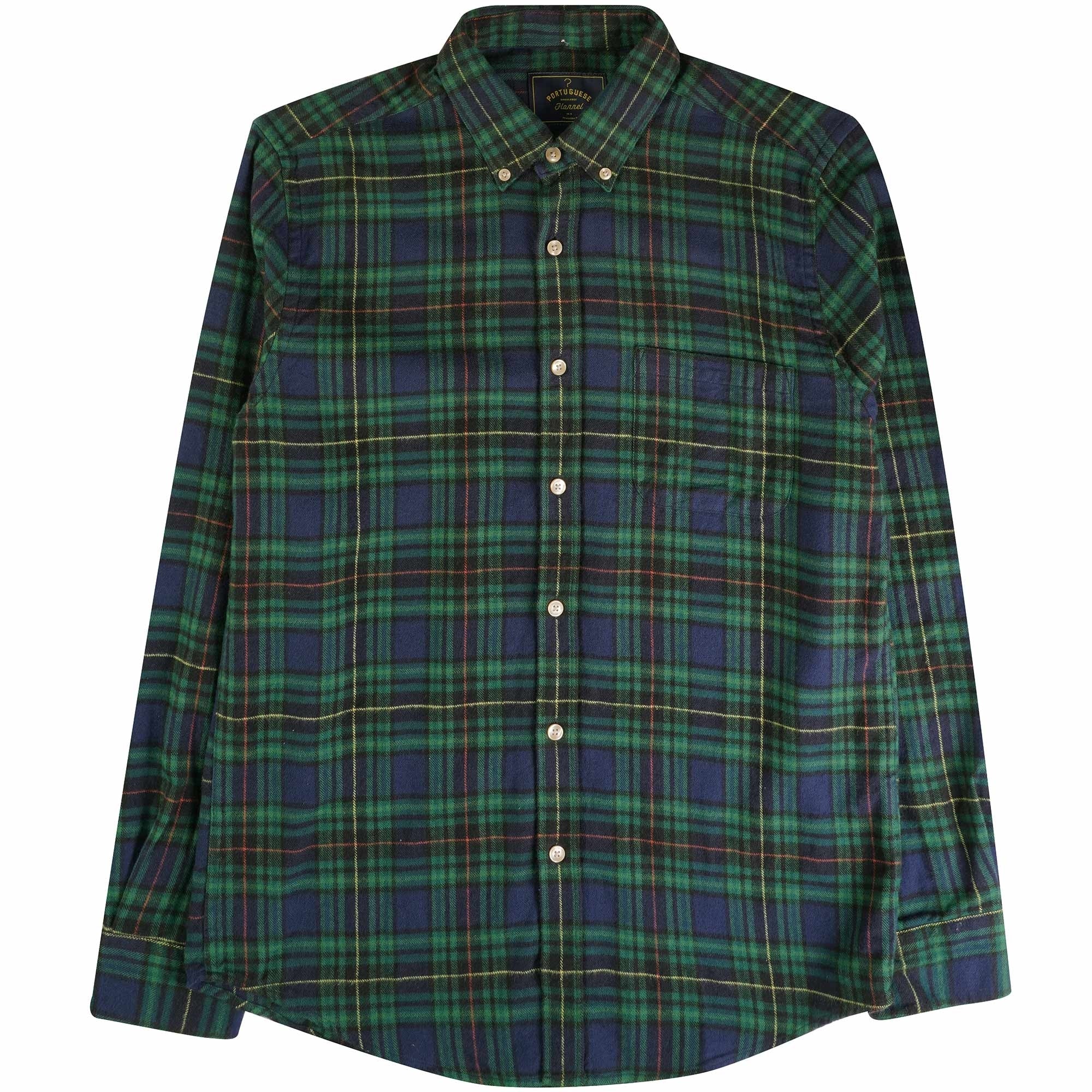 Portuguese Flannel Ortis Shirt - Green