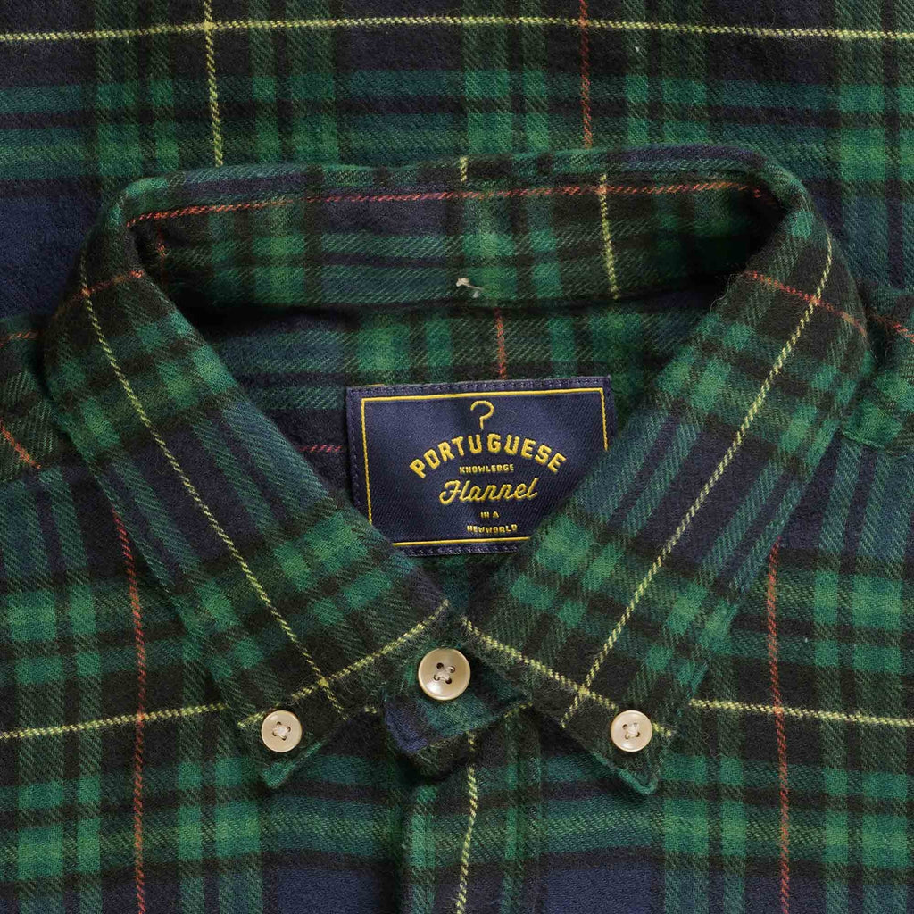 Portuguese Flannel Ortis Shirt - Green