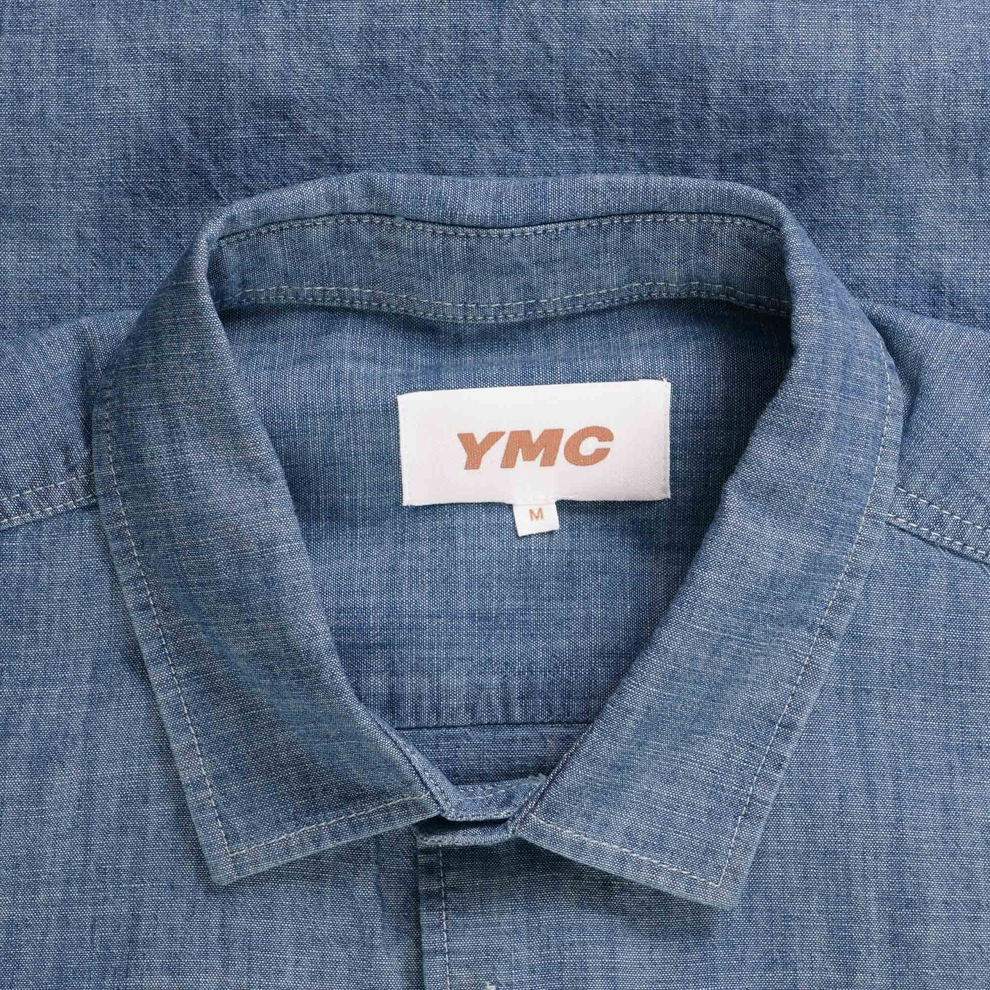 YMC Earth Curtis Chambray Shirt - Light Indigo