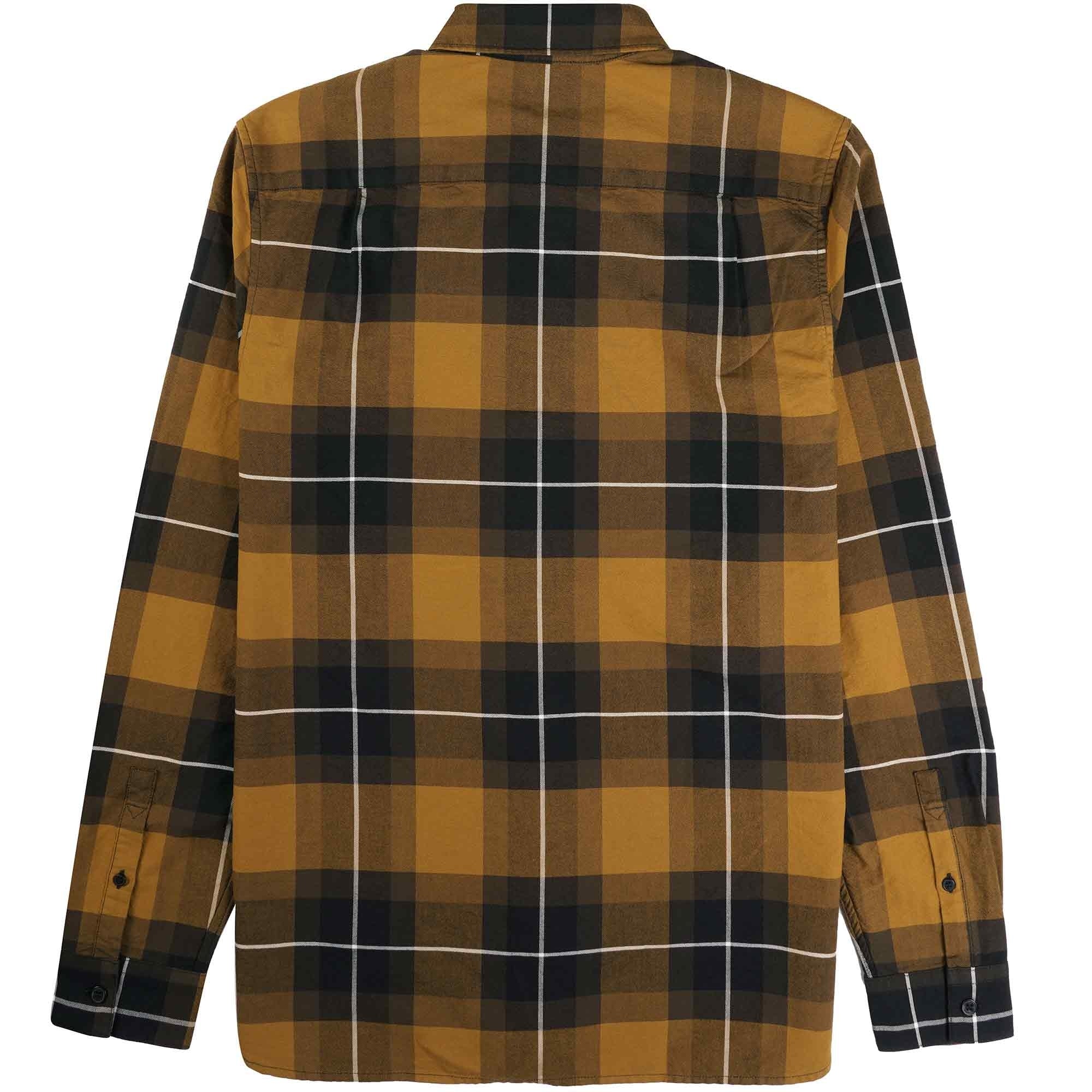 Fred Perry Tartan Shirt - Dark Caramel