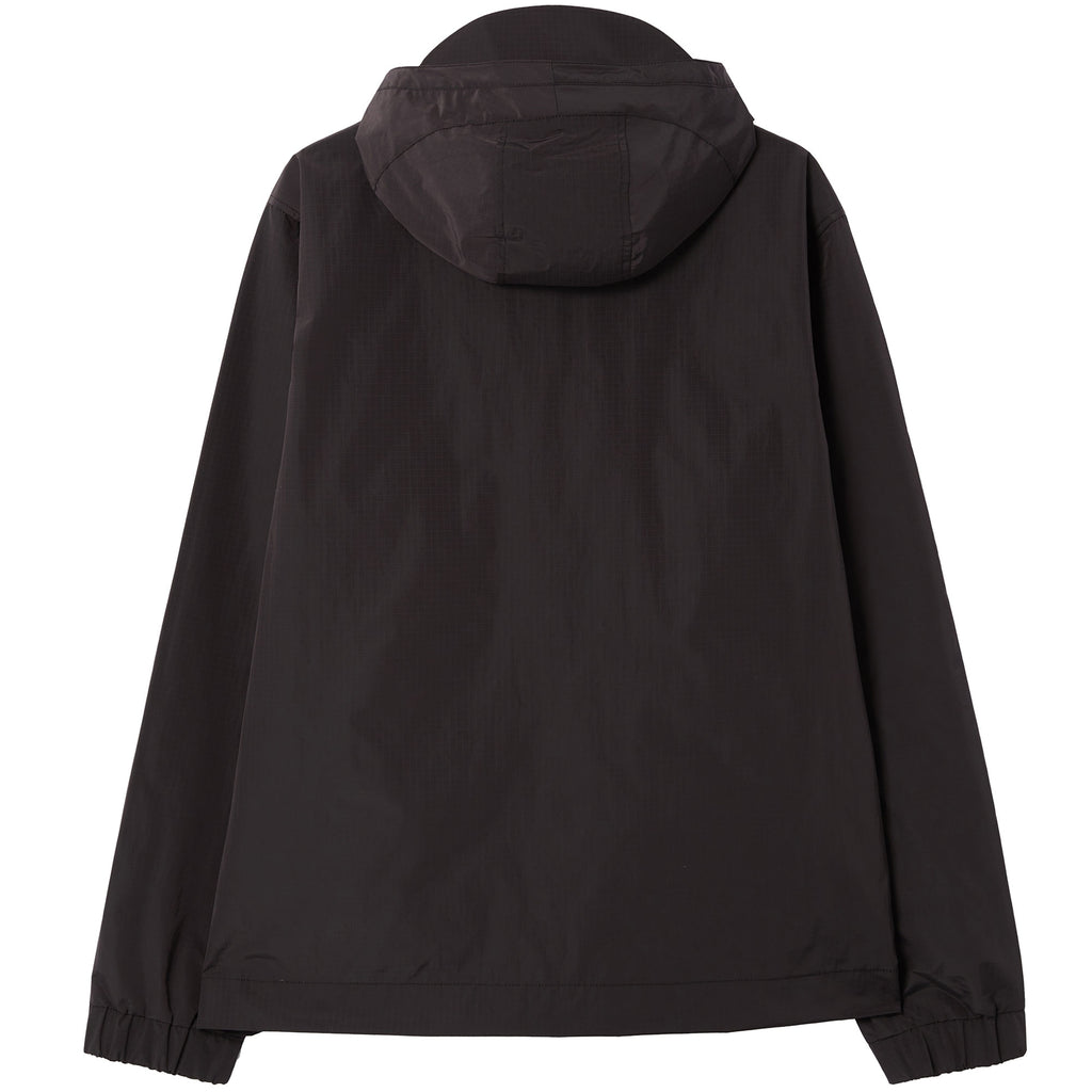 Ma Strum Grid Smock - Jet Black