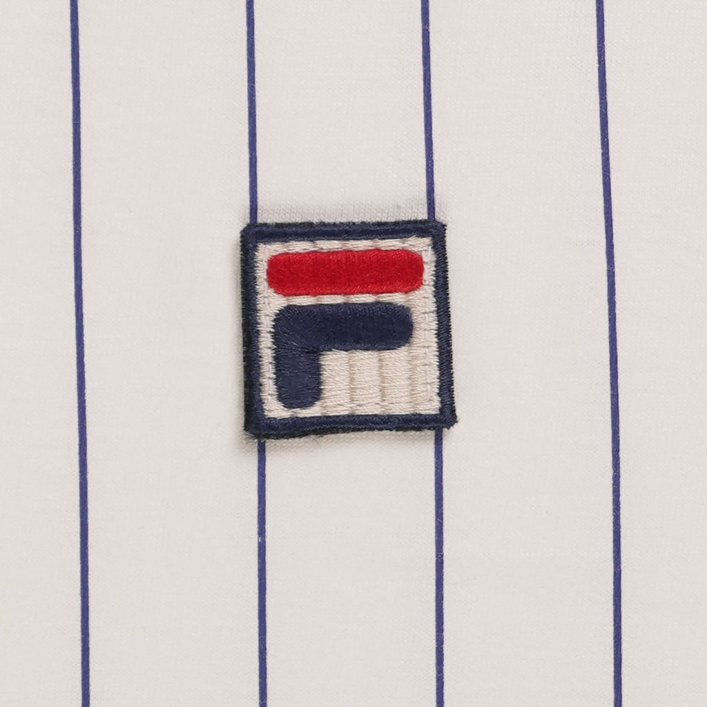 Fila Vintage BB1 Classic Vintage Striped Polo - Gardenia