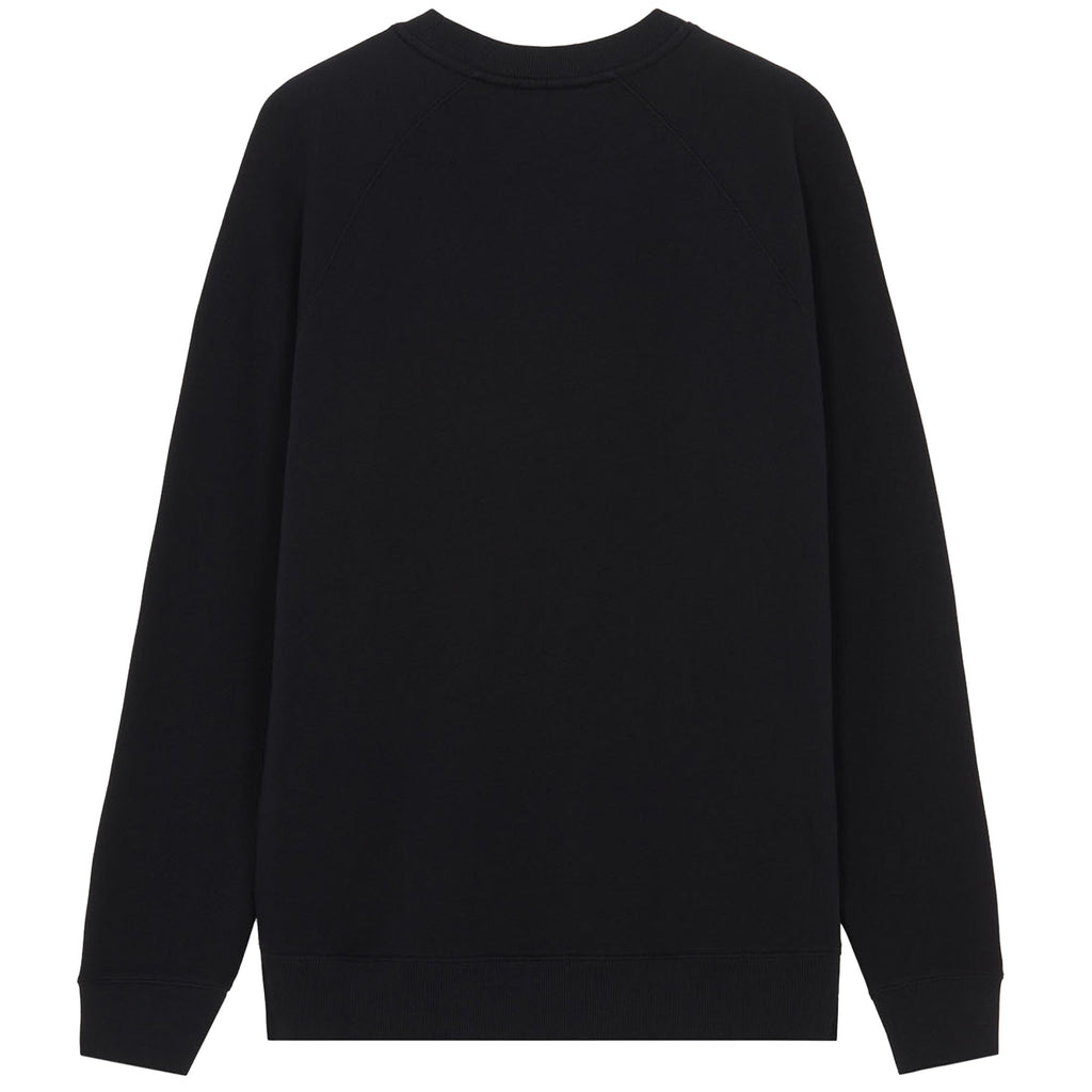 Grey Fox Head Patch Classic Sweatshirt - Black
