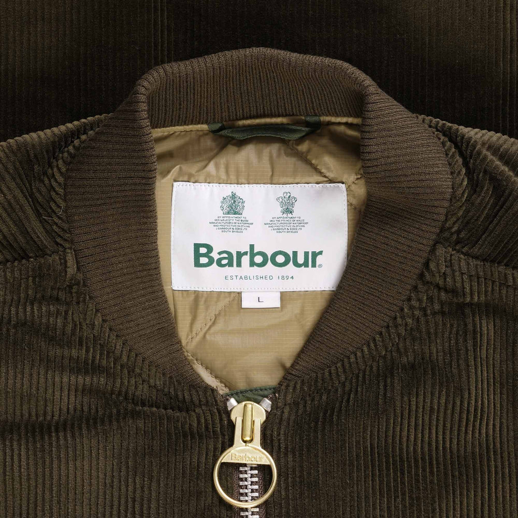 Barbour Corduroy Westmorland Gilet - Olive
