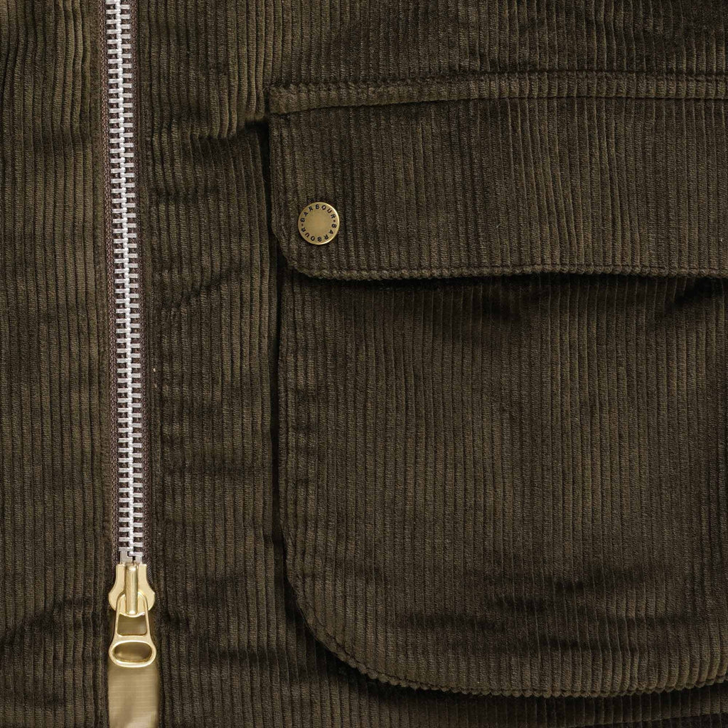 Barbour Corduroy Westmorland Gilet - Olive