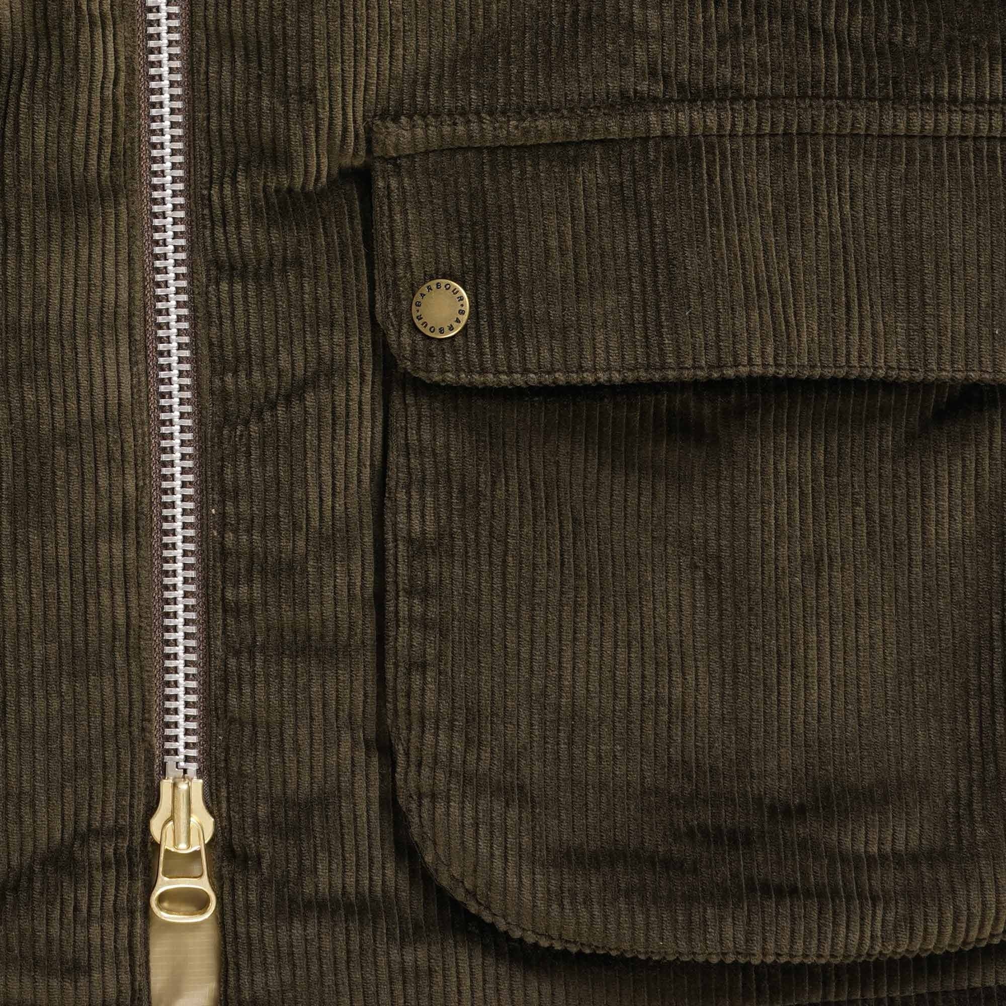 Barbour Corduroy Westmorland Gilet - Olive
