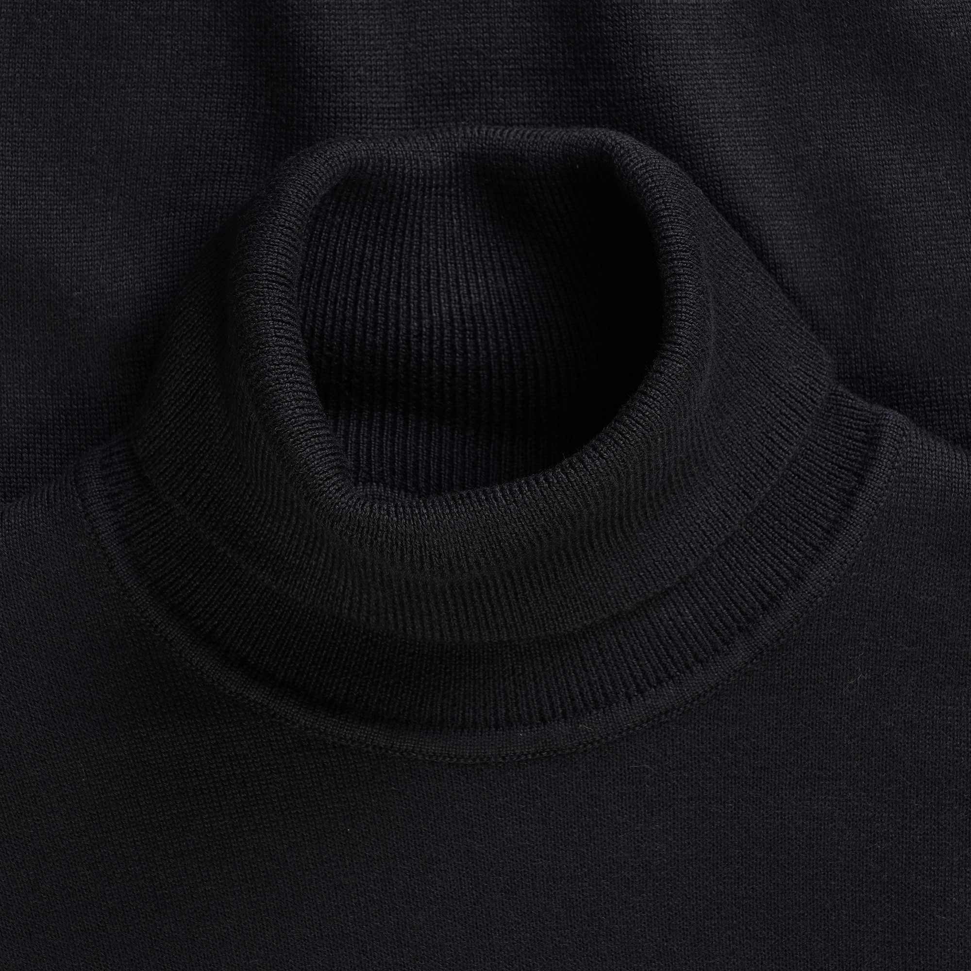Roll Neck Jumper - Black