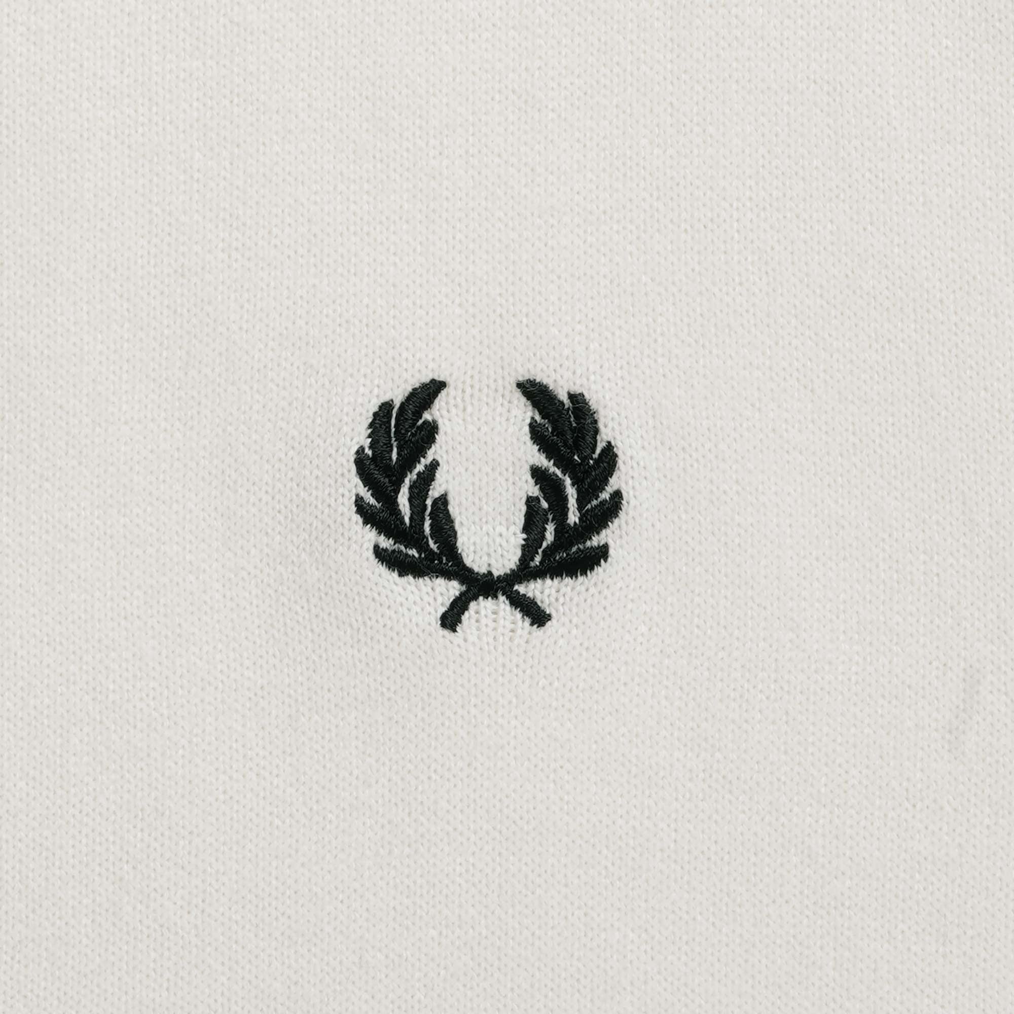 Long Sleeve Knitted Polo Shirt - Ecru