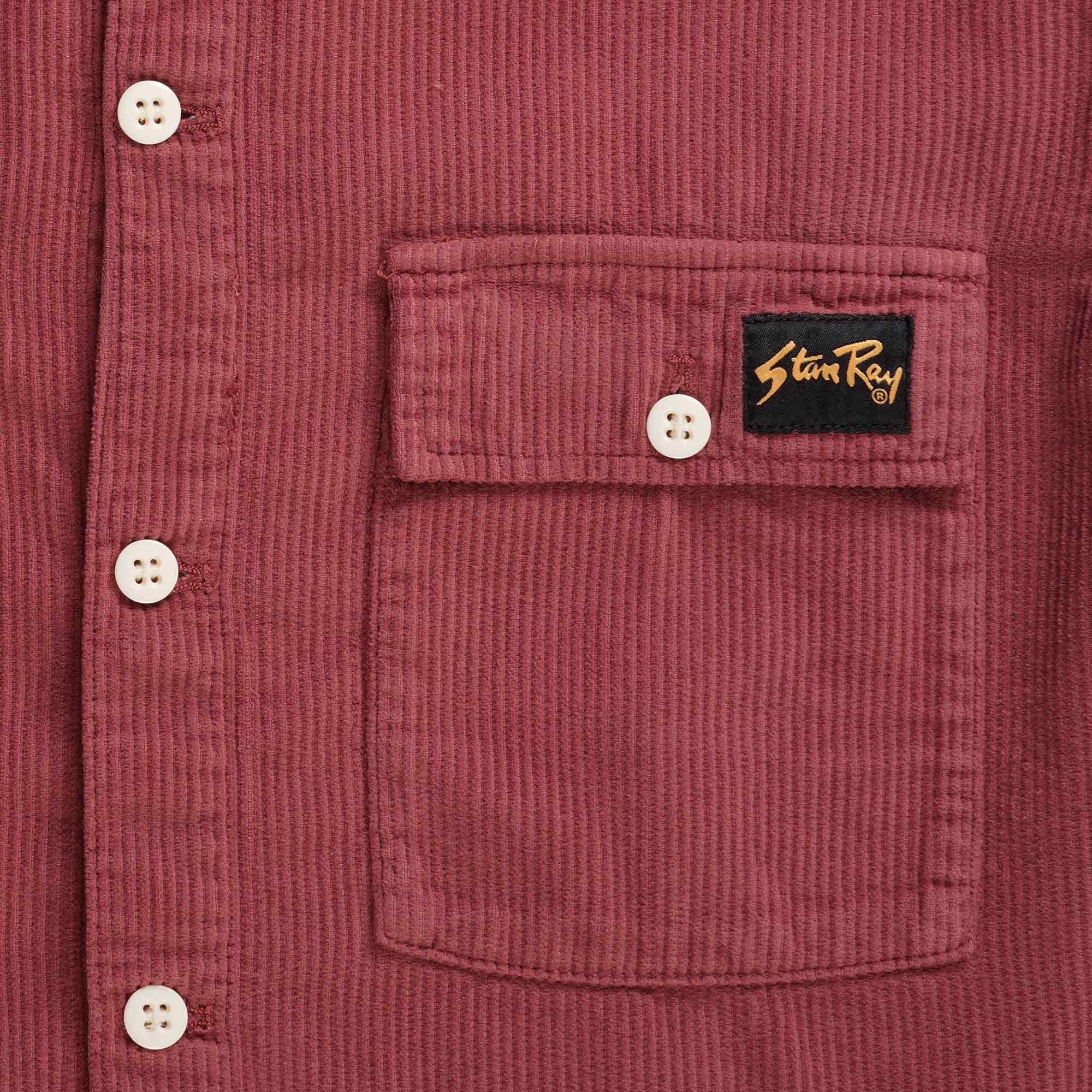 Stan Ray CPO Shirt - Cranberry Corduroy