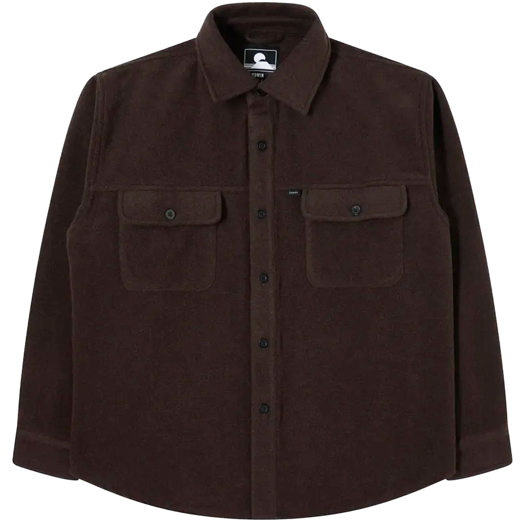 Edwin Jowen Overshirt - Brown