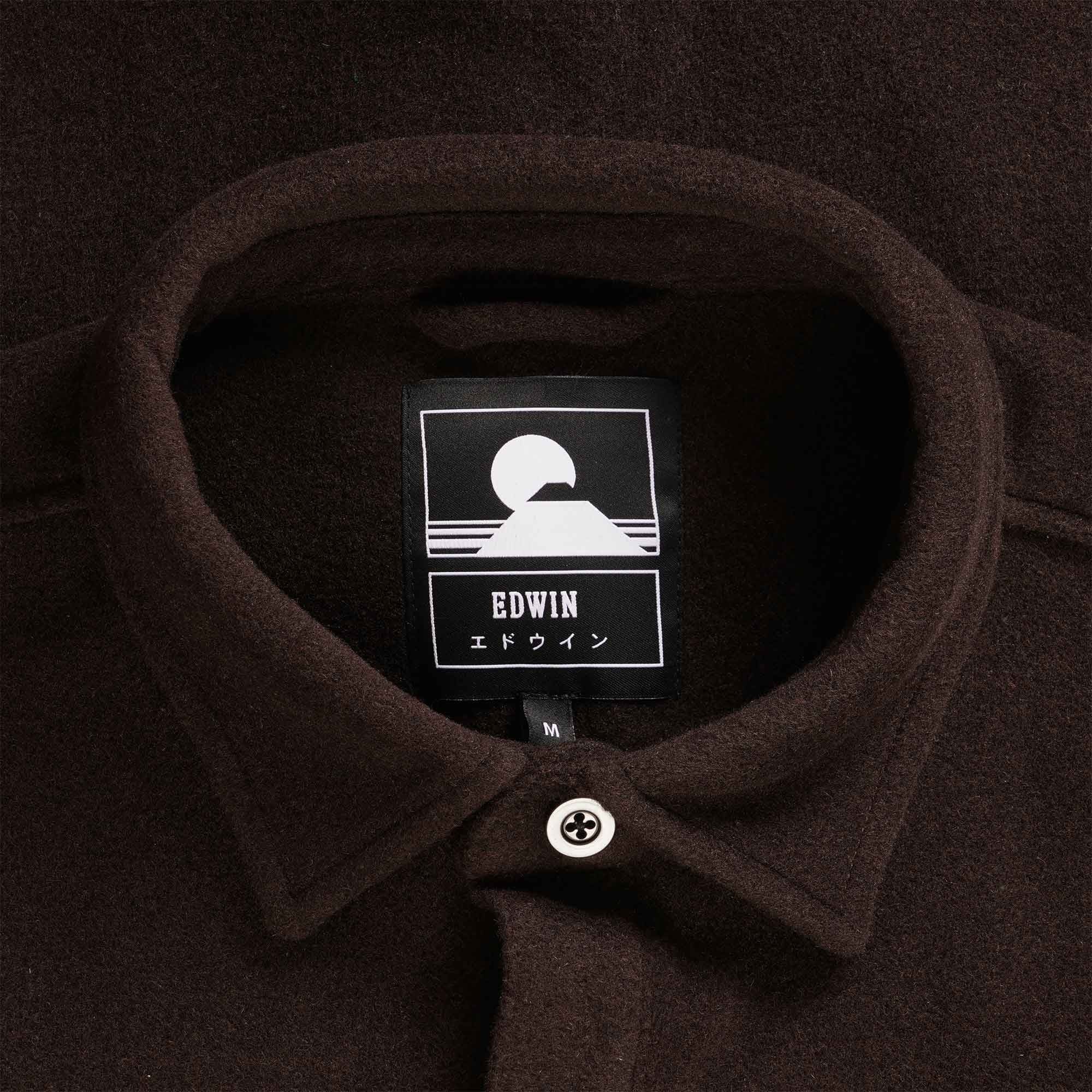 Edwin Jowen Overshirt - Brown