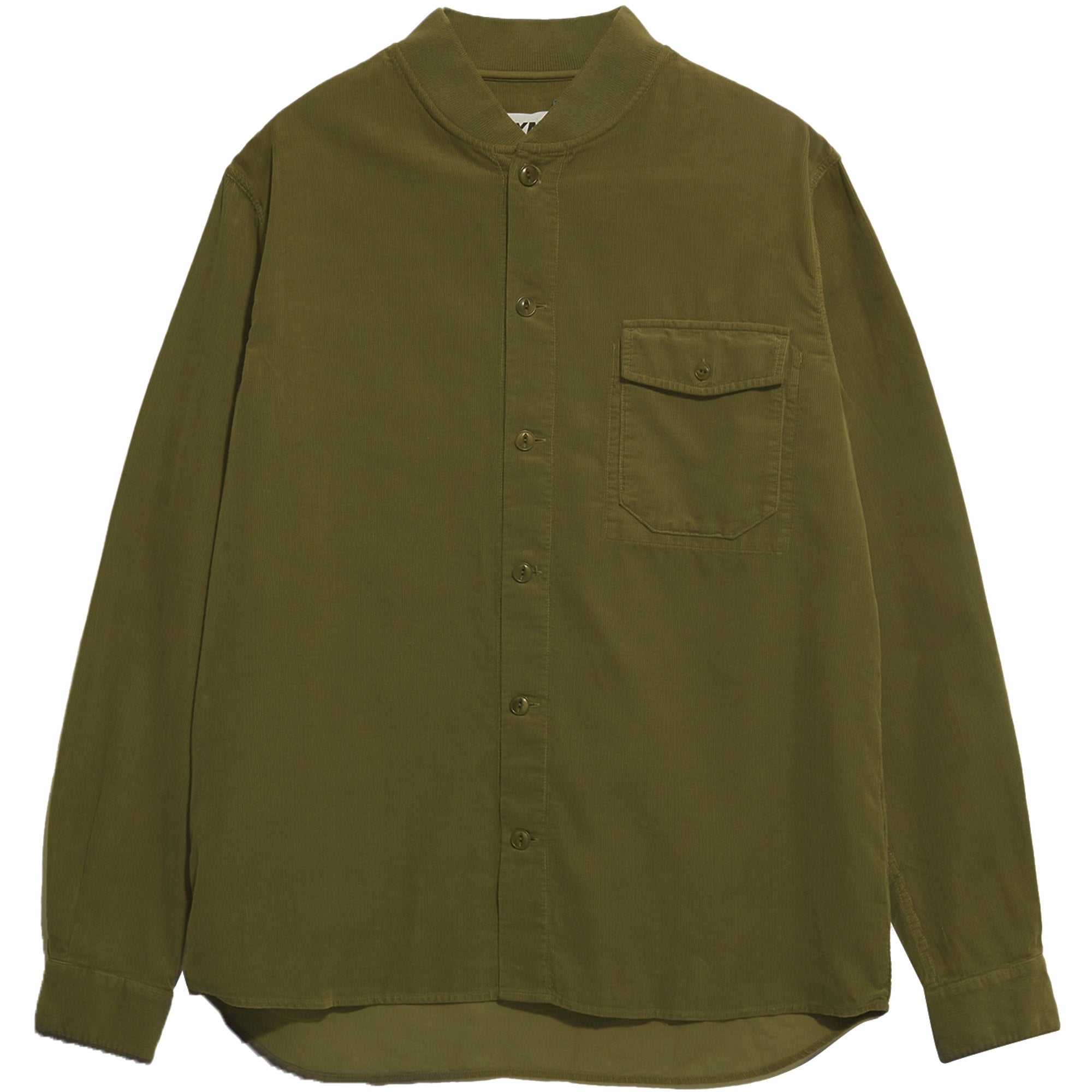 YMC Delinquents Needlecord Shirt - Olive