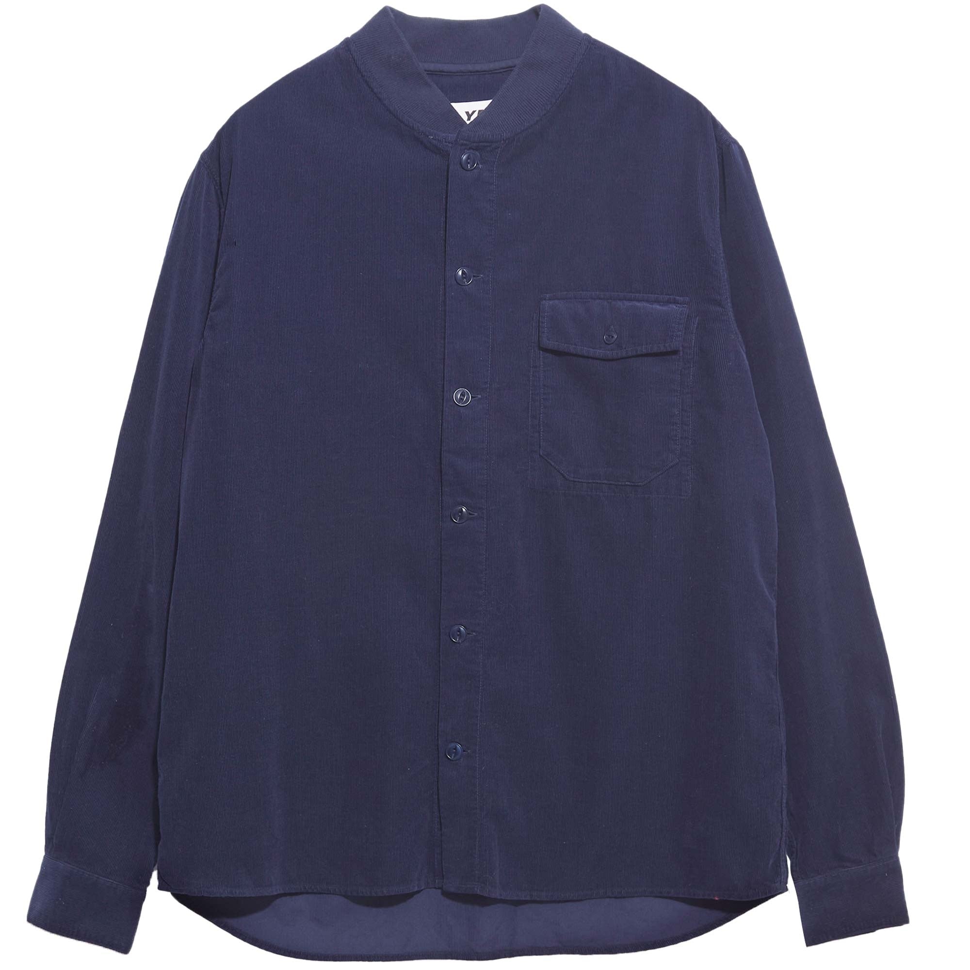 YMC Delinquents Needlecord Shirt - Navy