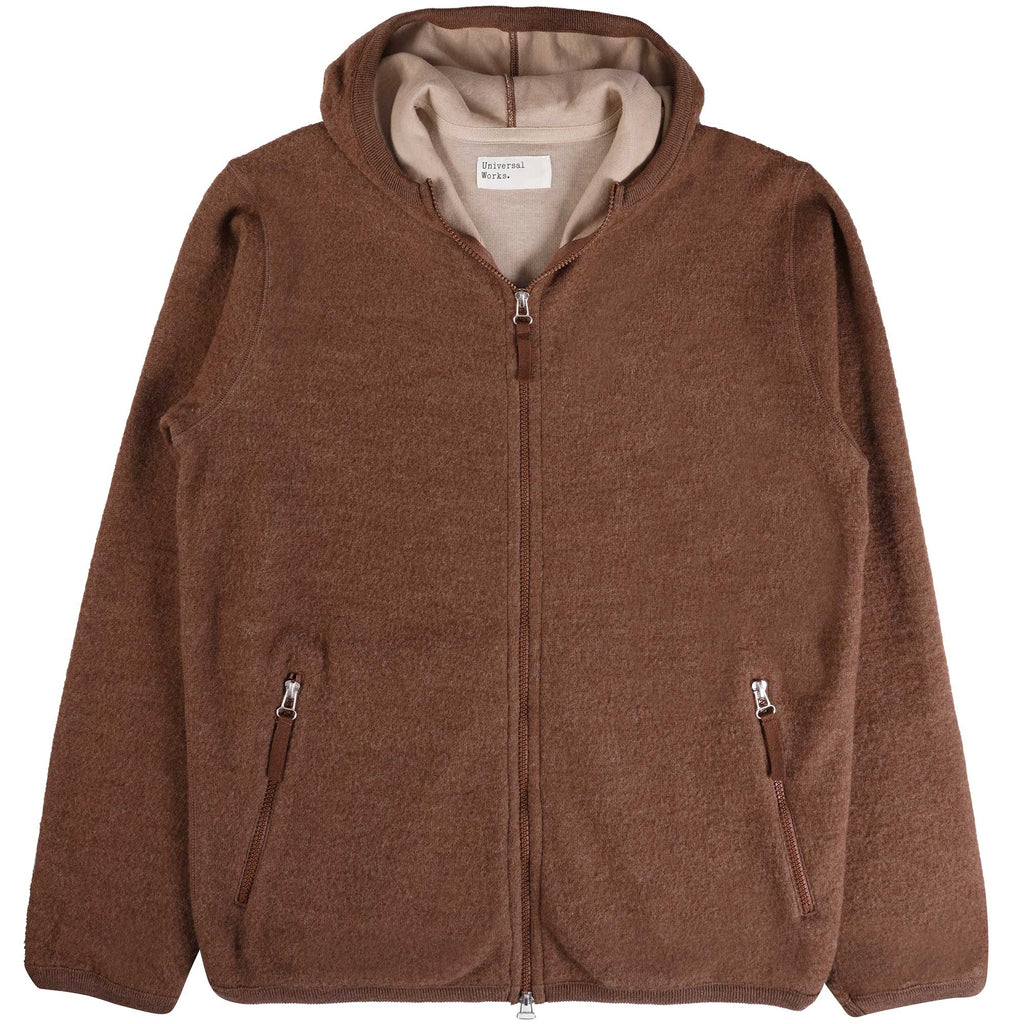 Universal Works Surfer Hoodie - Brown