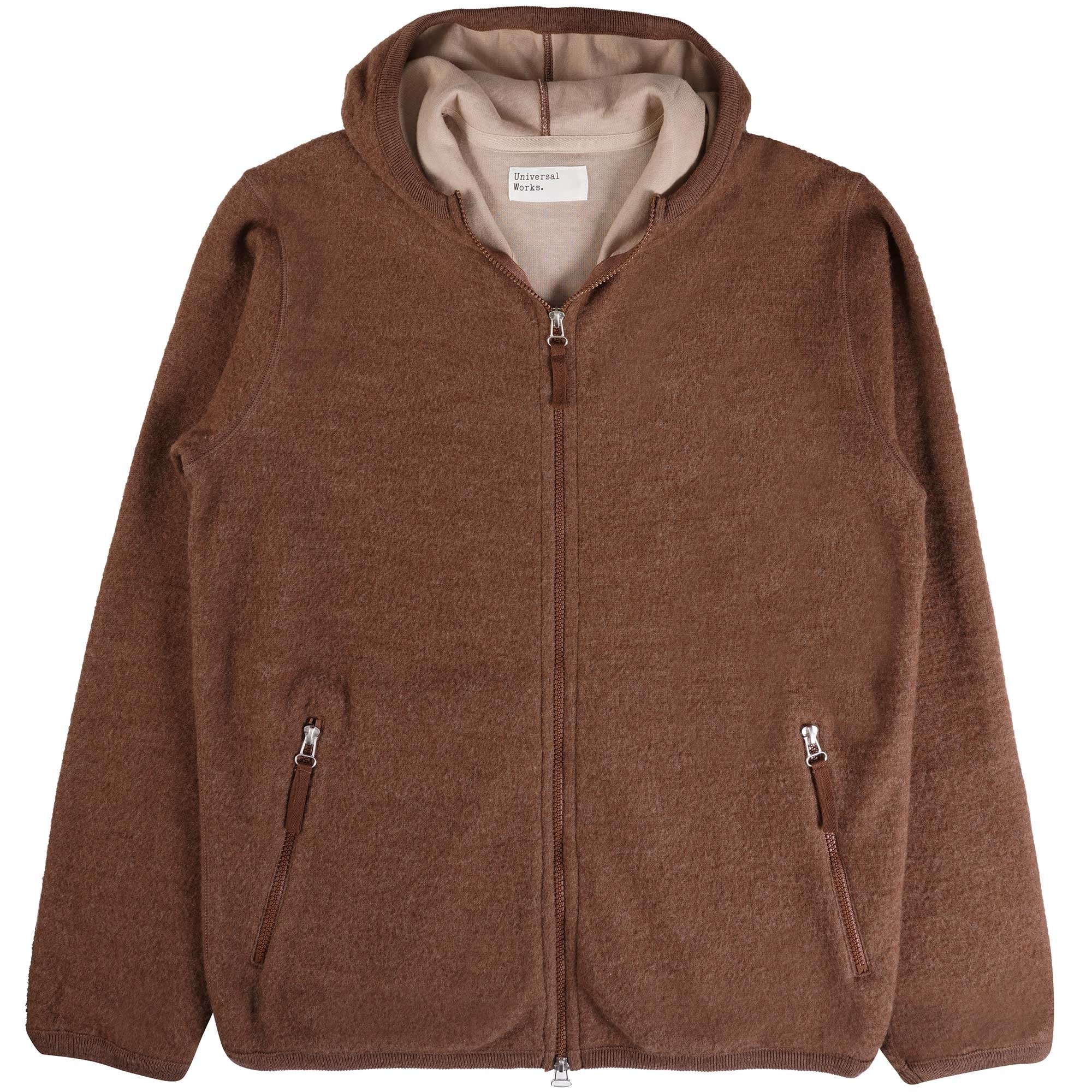 Universal Works Surfer Hoodie - Brown