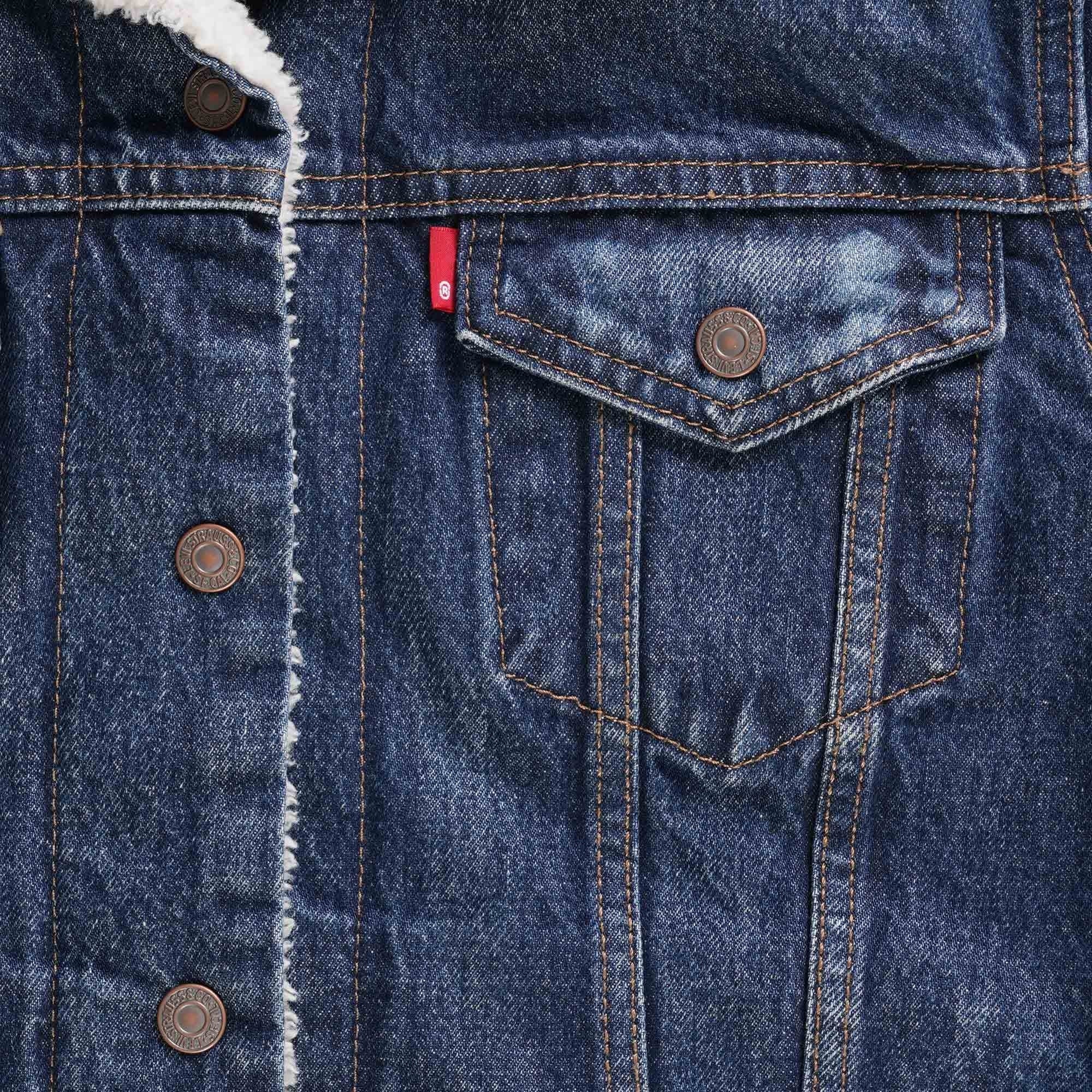 Levi's® Womens Original Sherpa Trucker Jacket - That New Blue