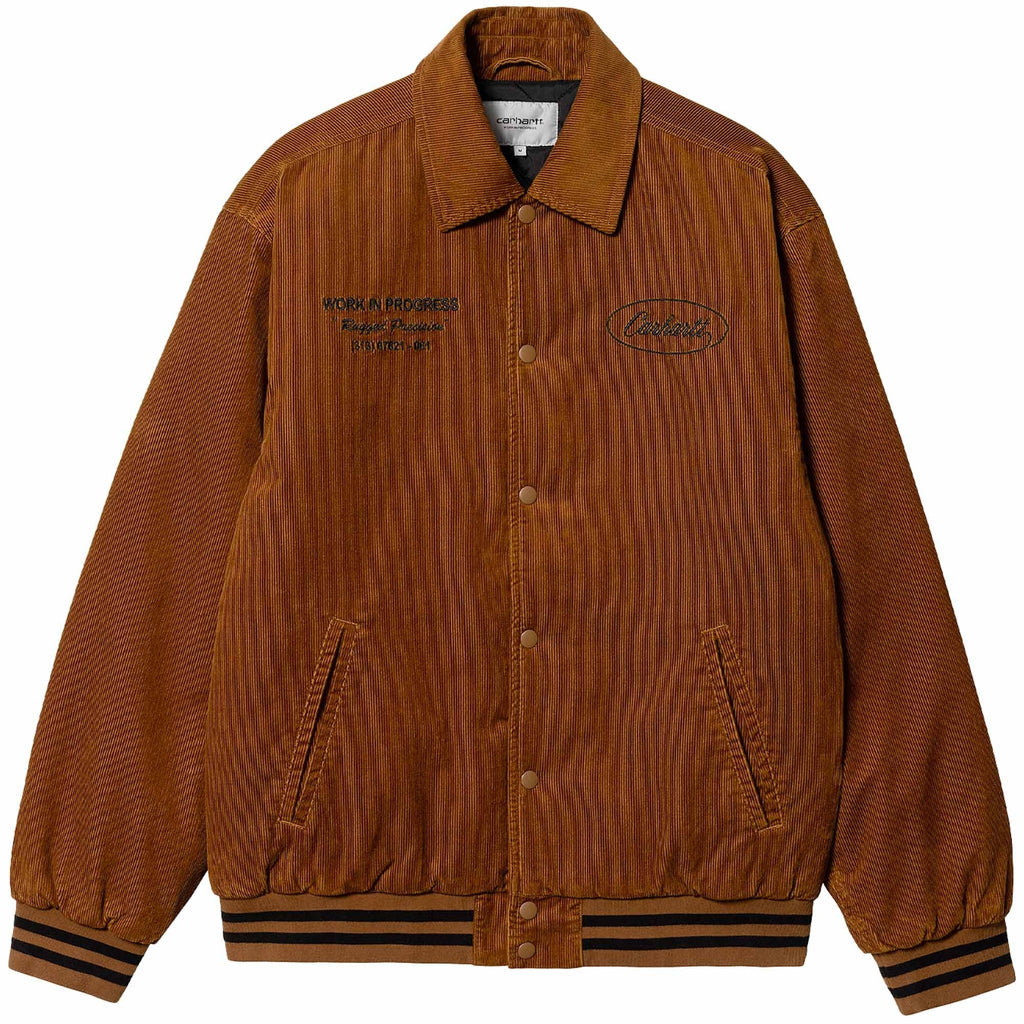 Carhartt WIP Rugged Letterman Jacket - Deep Brown