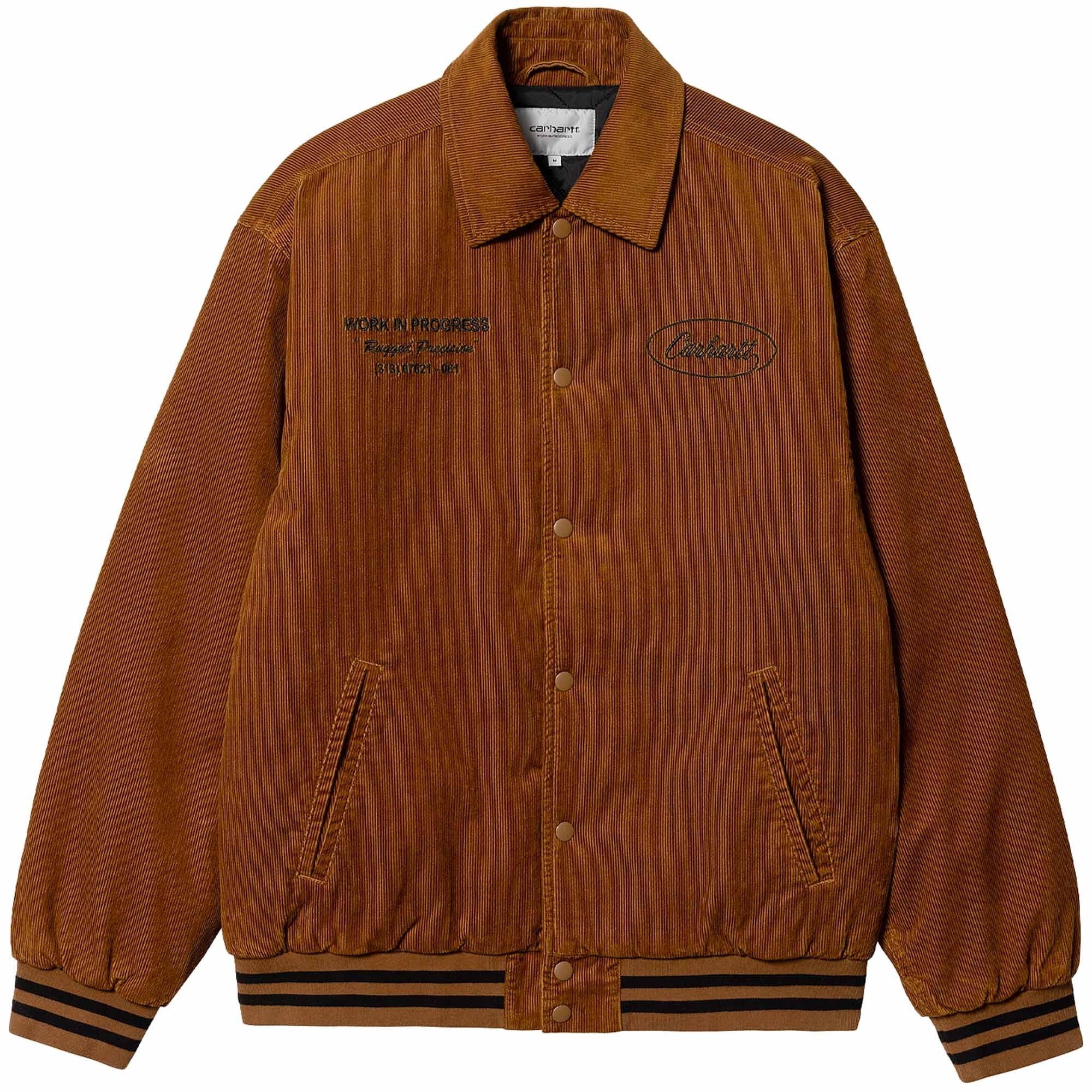 Carhartt WIP Rugged Letterman Jacket - Deep Brown