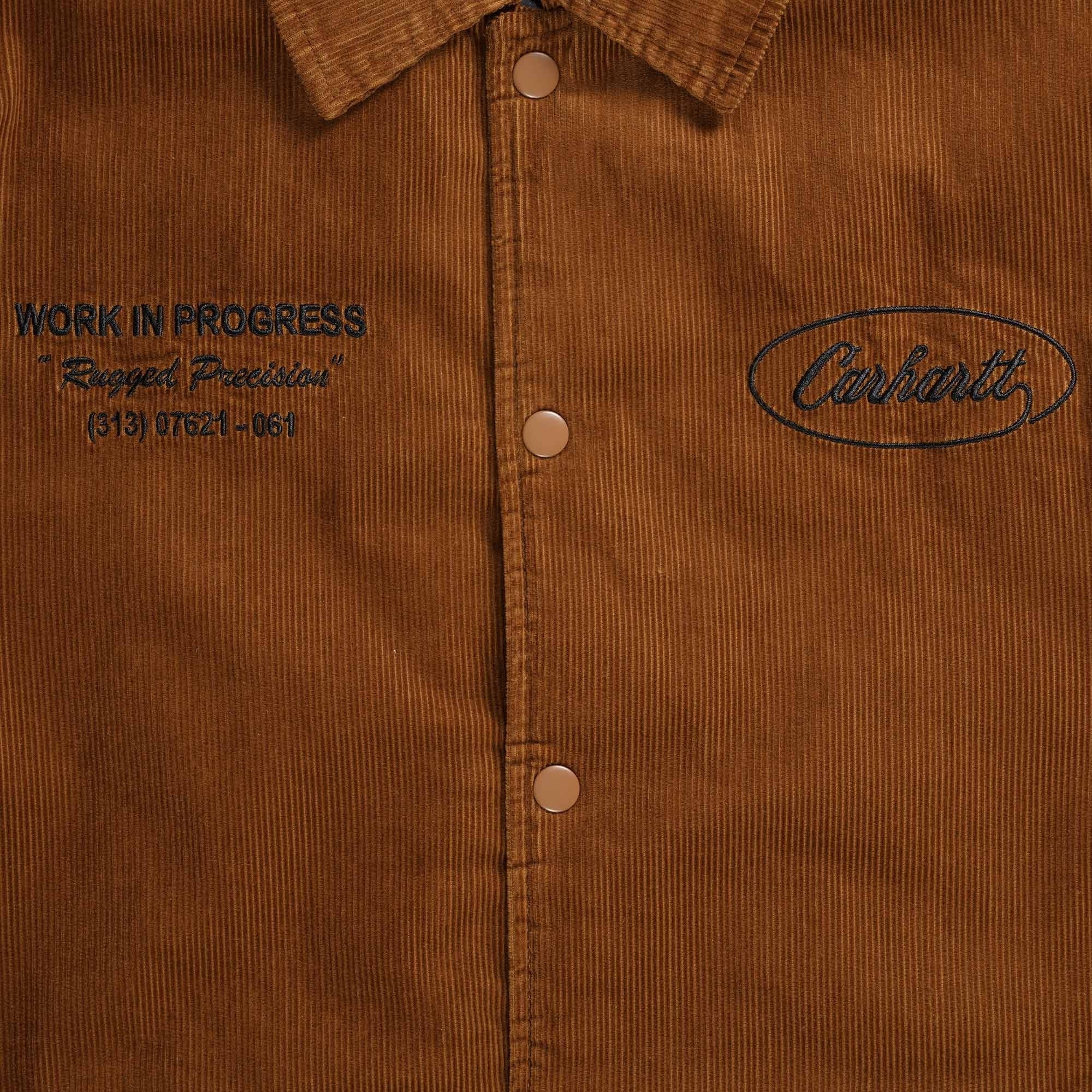 Carhartt WIP Rugged Letterman Jacket - Deep Brown
