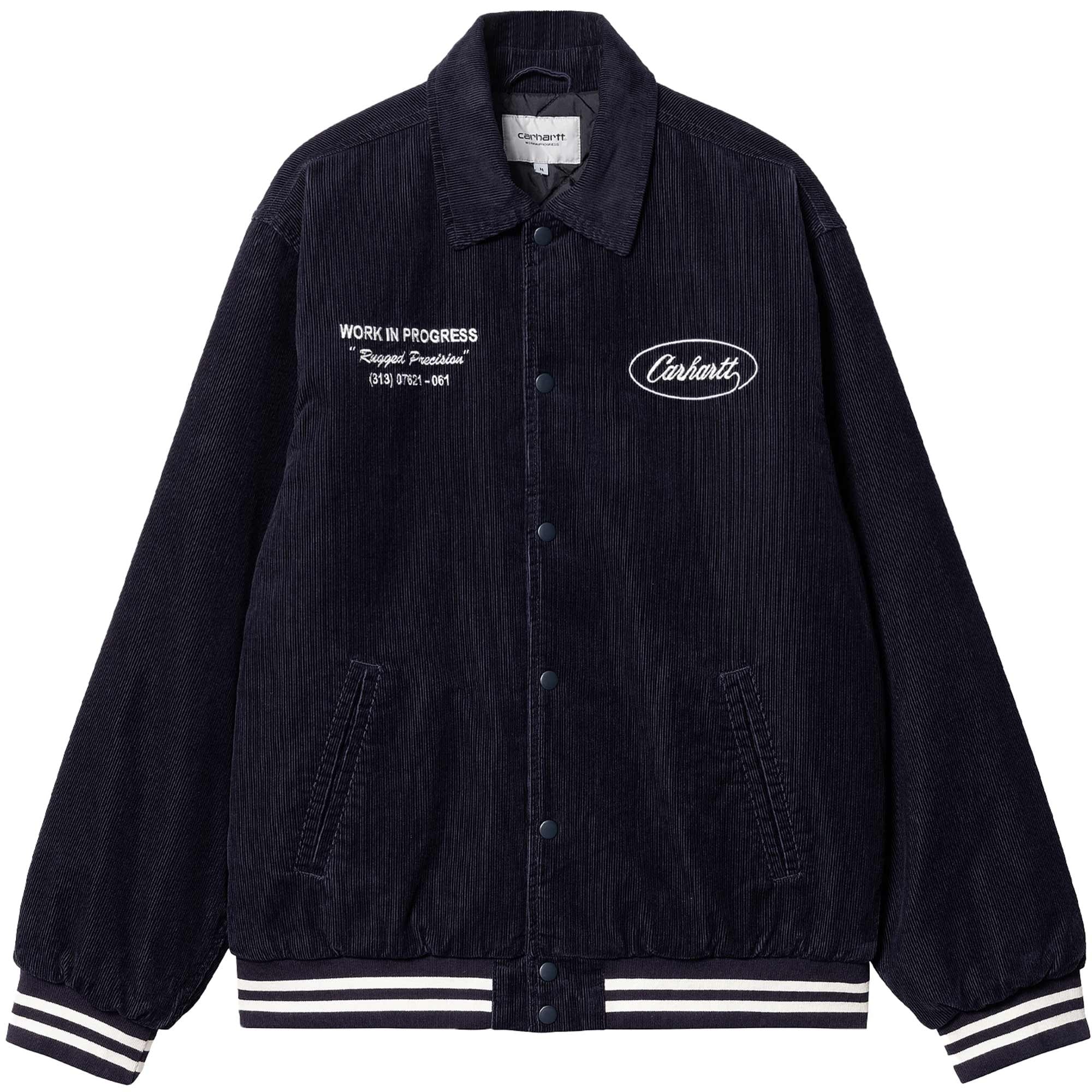 Carhartt WIP Rugged Letterman Jacket - Dark Navy