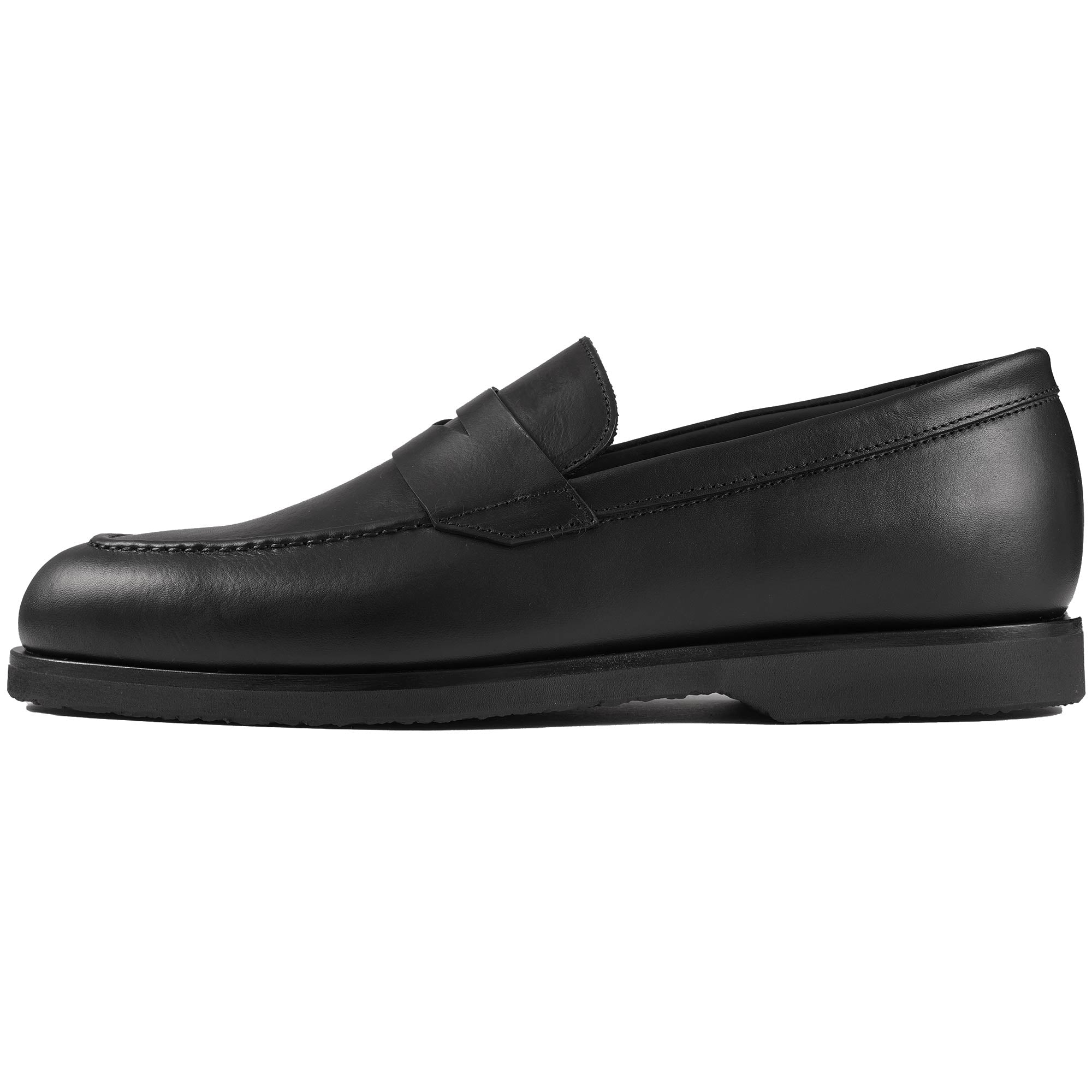 Harry's Beck G Pull Up Calf Loafers - Black