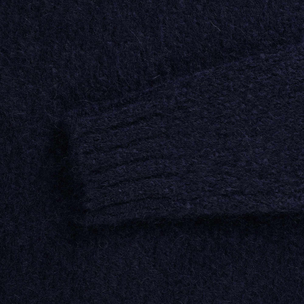 Norse Projects Rasmus Flame Alpaca Sweater - Navy