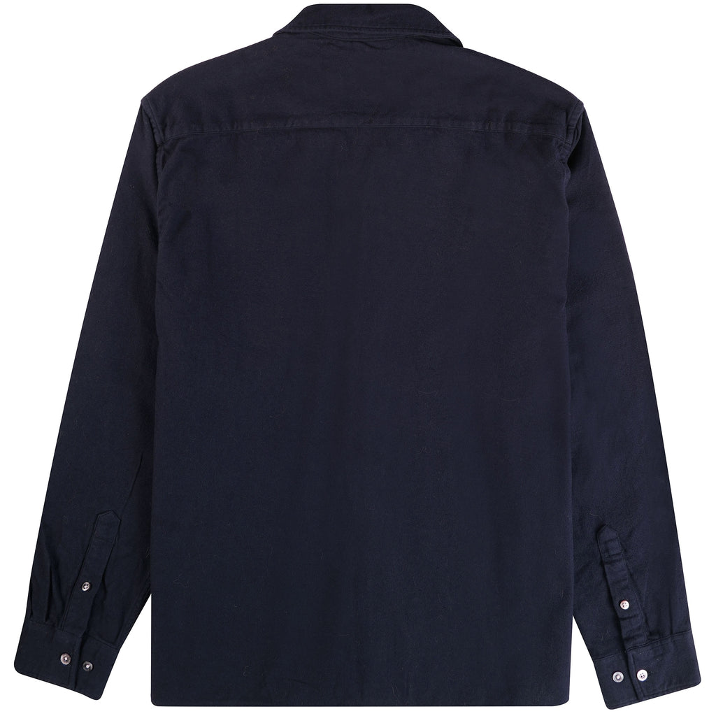 Norse Projects Carsten Organic Flannel Shirt - Dark Navy