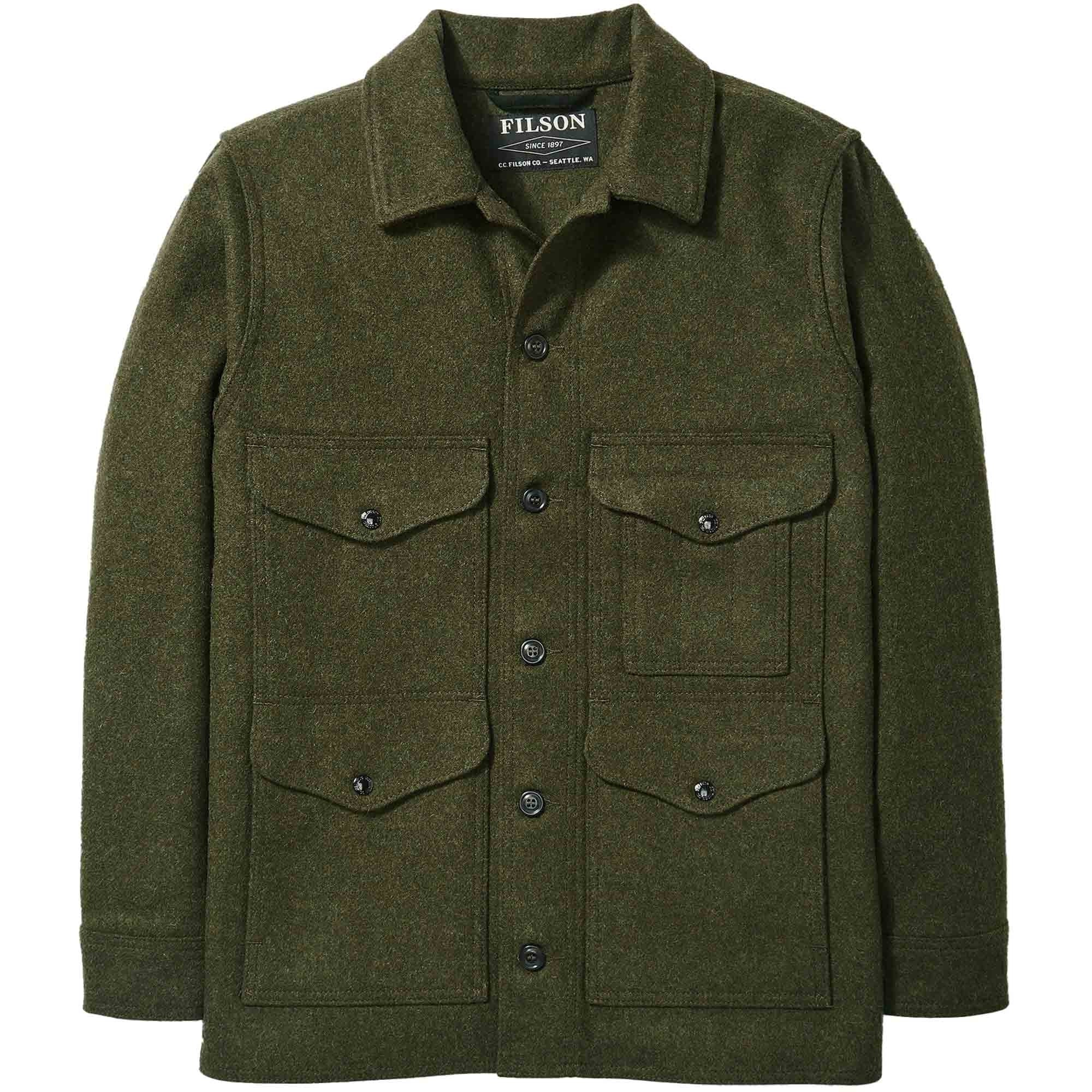 Filson Mackinaw Wool Cruiser - Forest Green