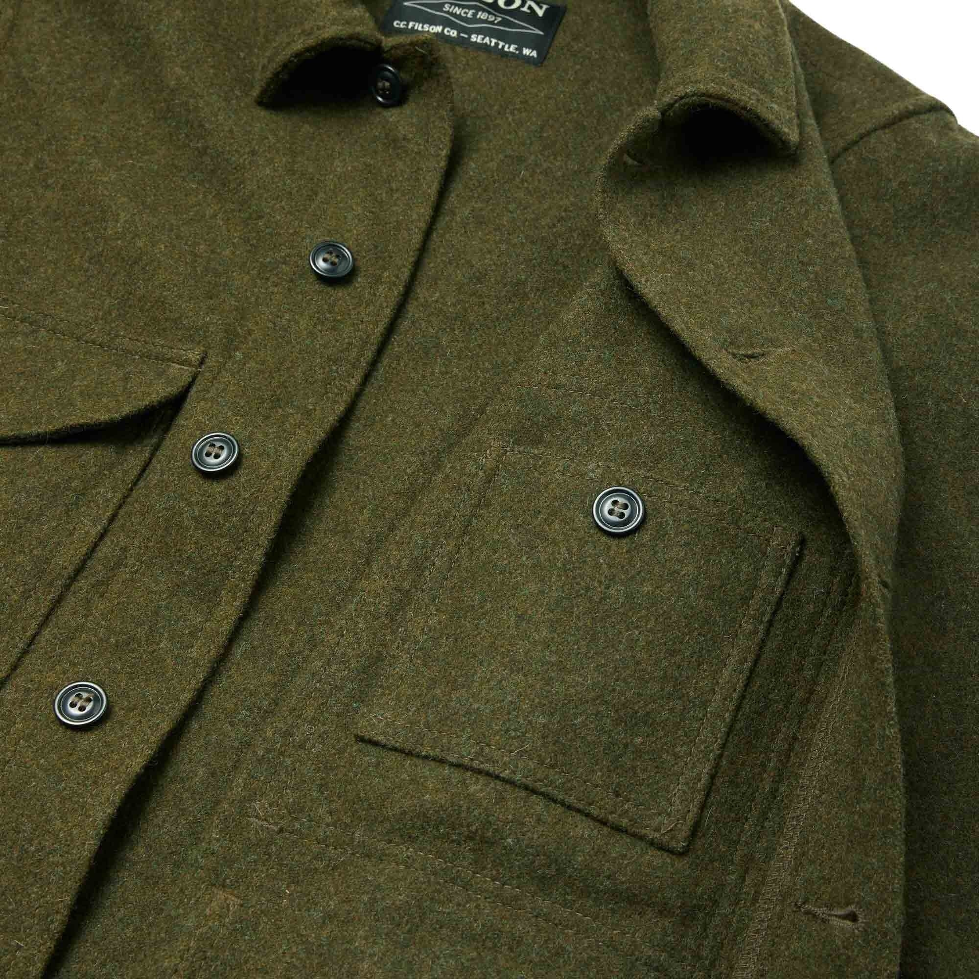 Filson Mackinaw Wool Cruiser - Forest Green