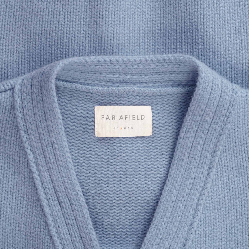 Afield Far Afield Buckley Cardigan - Silver Blue - AFKN496 – Dandy Fellow