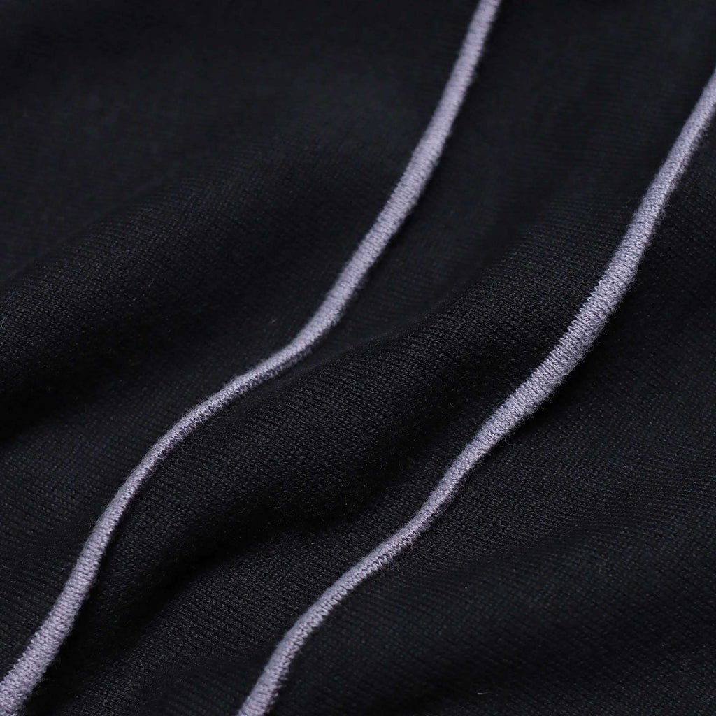 Far Afield Alfaro Knitted Polo - Meteorite