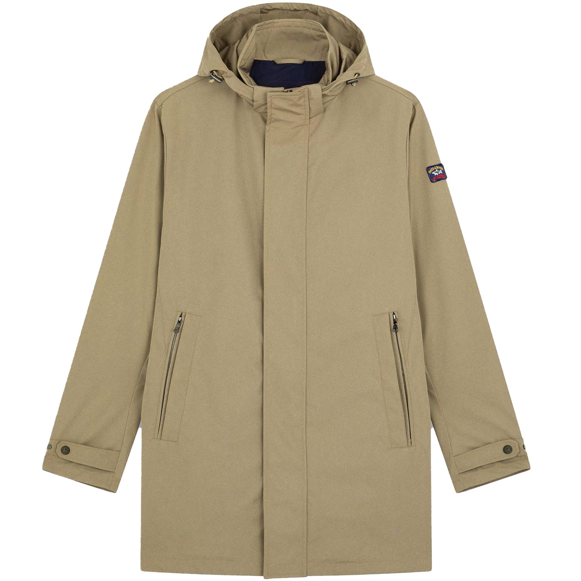 Paul and Shark Water Resistant Car Coat - Beige