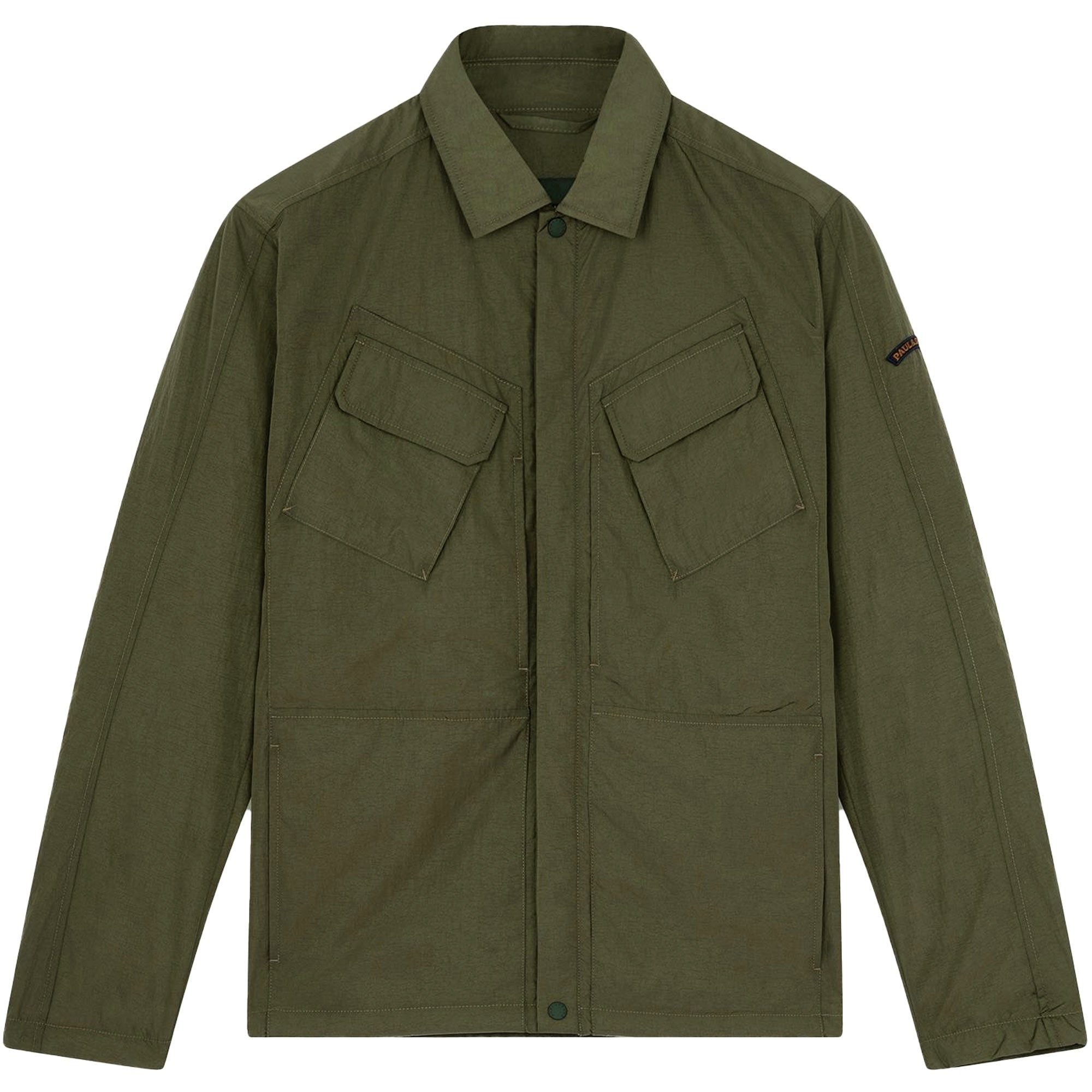 Paul and Shark Save The Sea Shacket - Olive