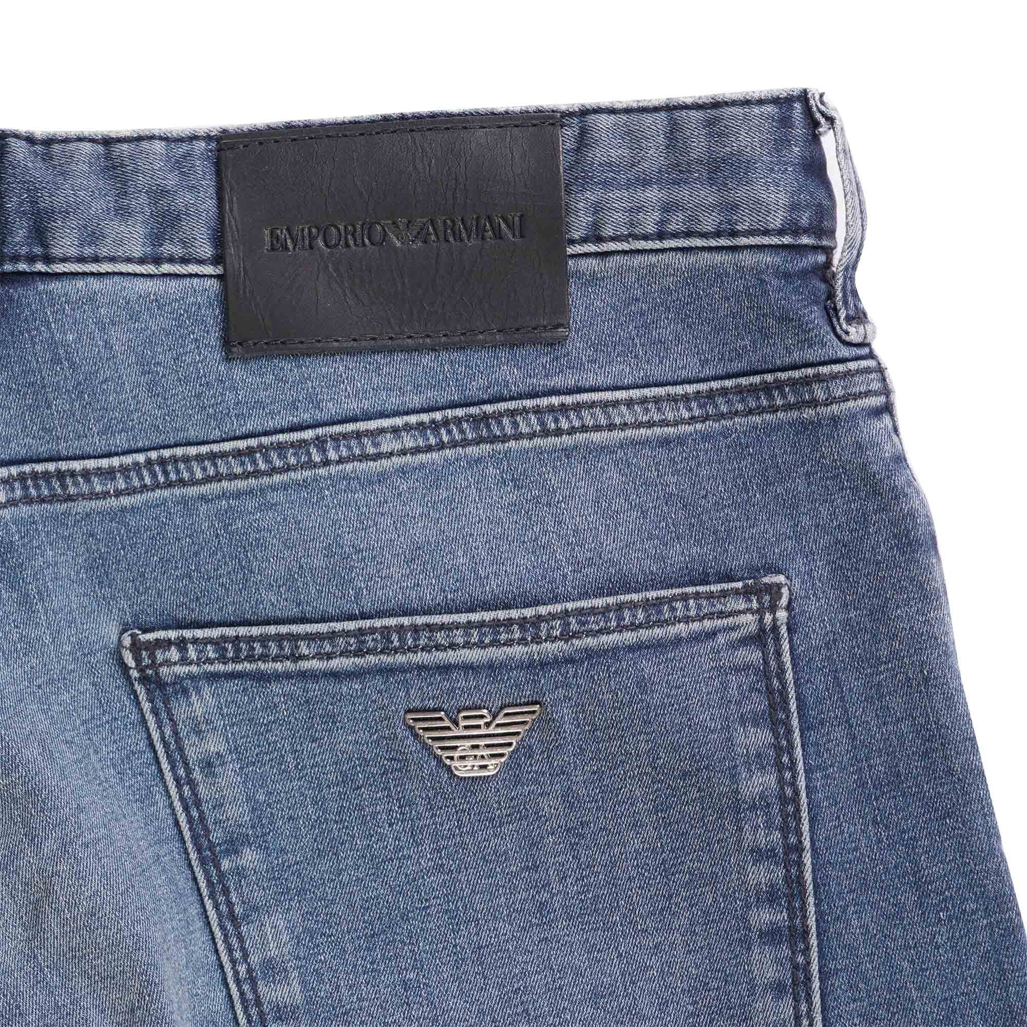 Emporio Armani J06 Slim Fit Jeans - Blu Mid