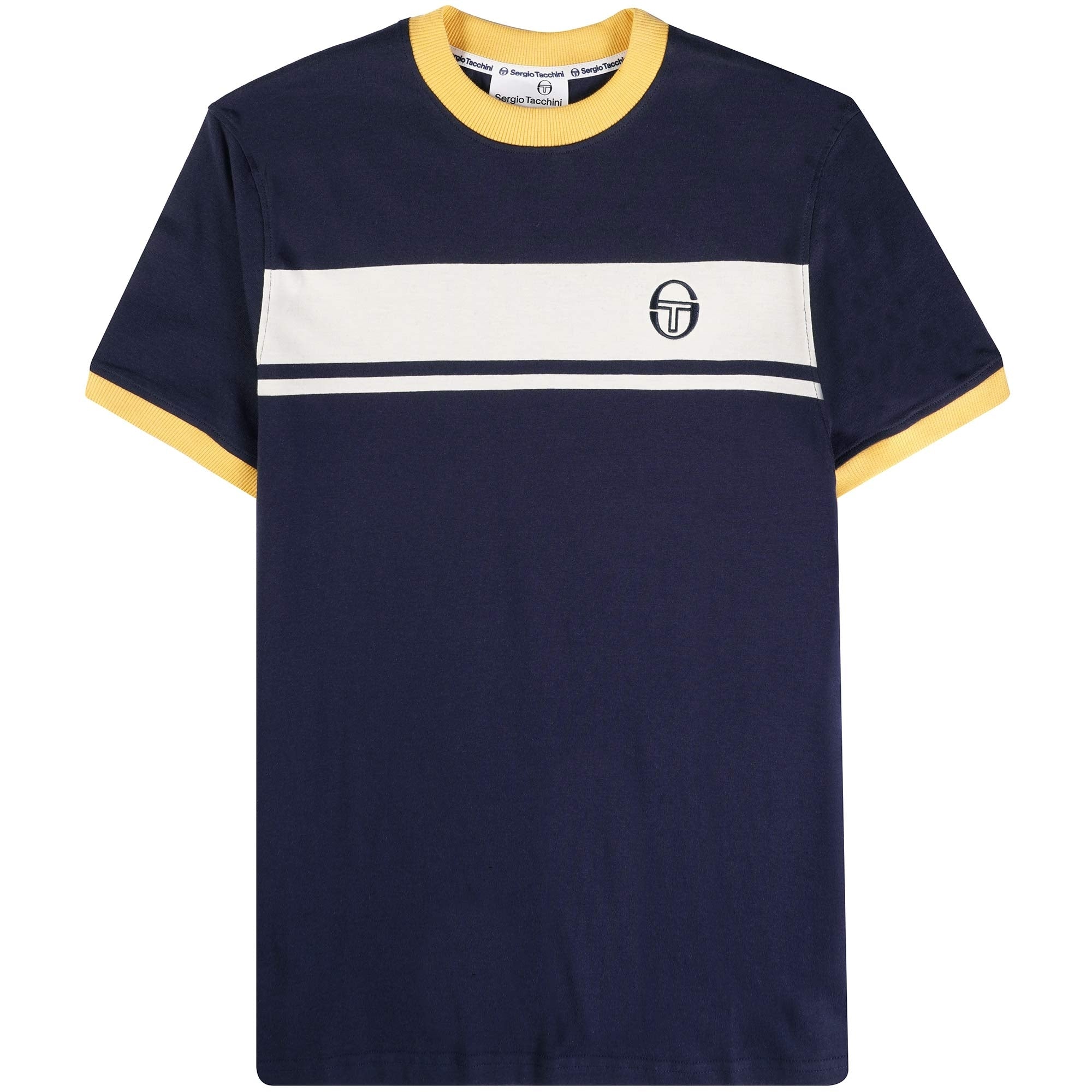 Sergio Tacchini Master T-Shirt - Maritime and Yellow