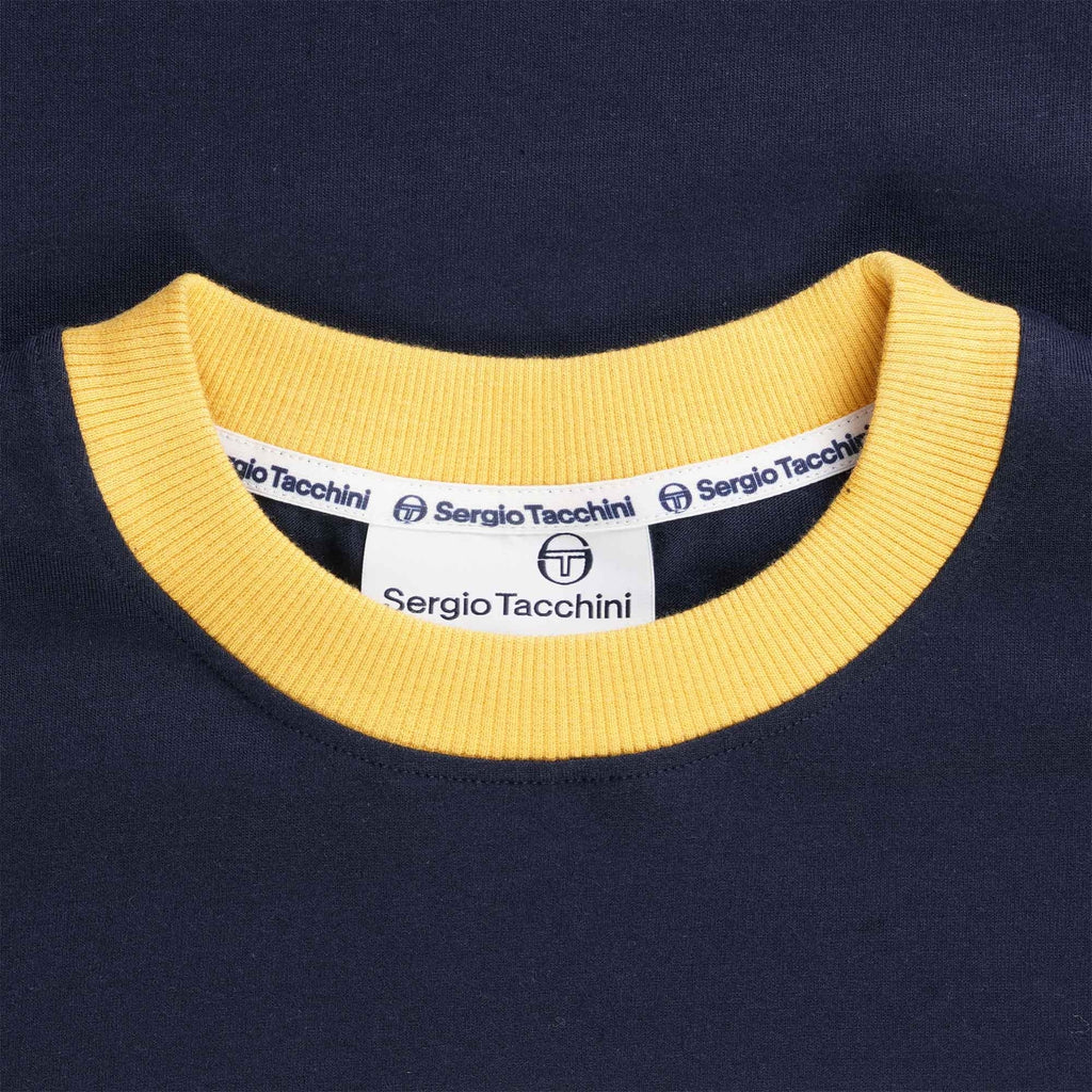 Sergio Tacchini Master T-Shirt - Maritime and Yellow
