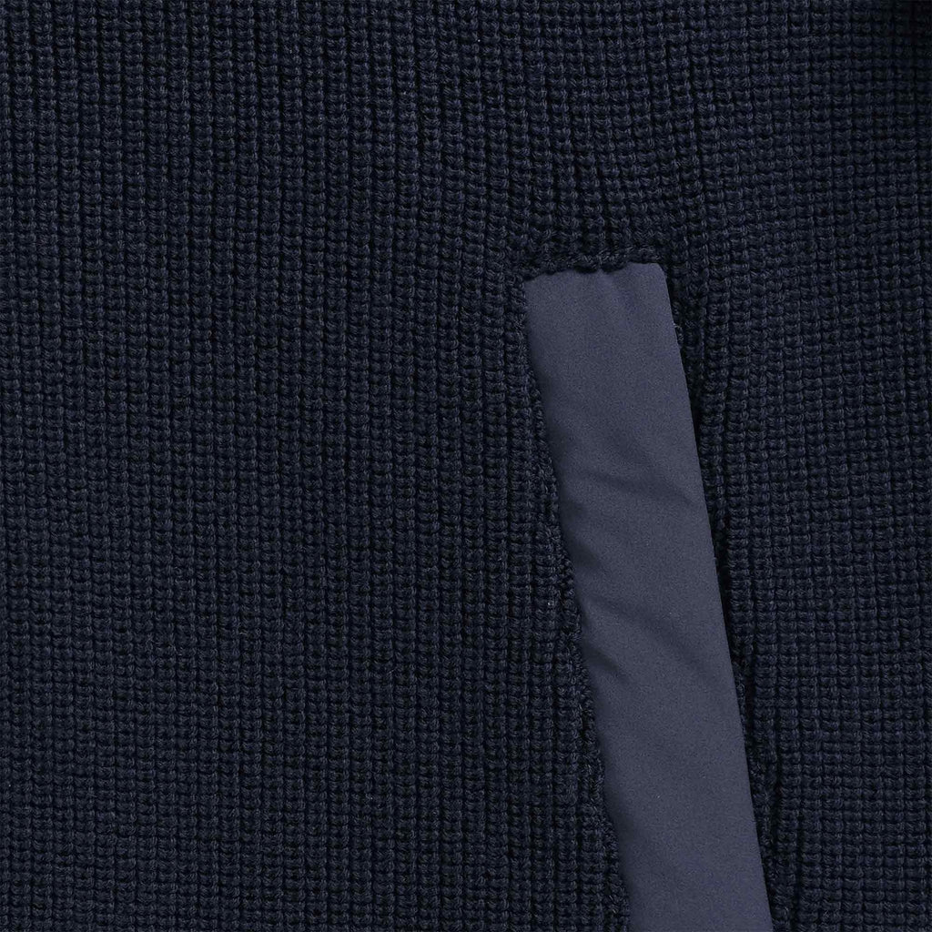 Paul and Shark Full Zip Sailor Cardigan - Navy