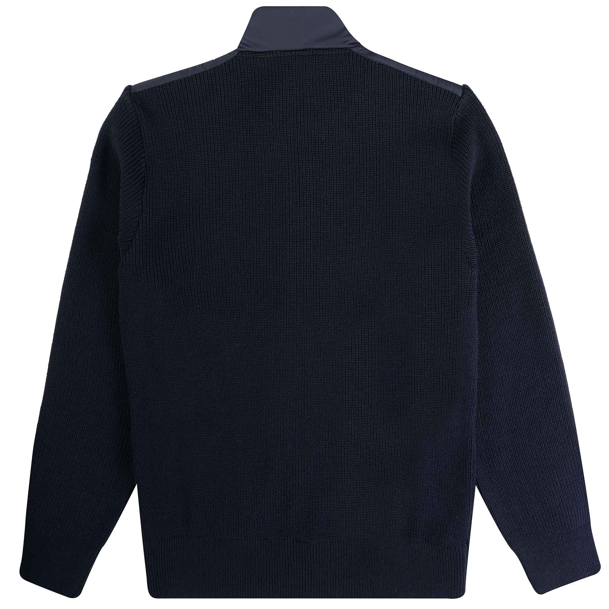 Paul and Shark Full Zip Sailor Cardigan - Navy
