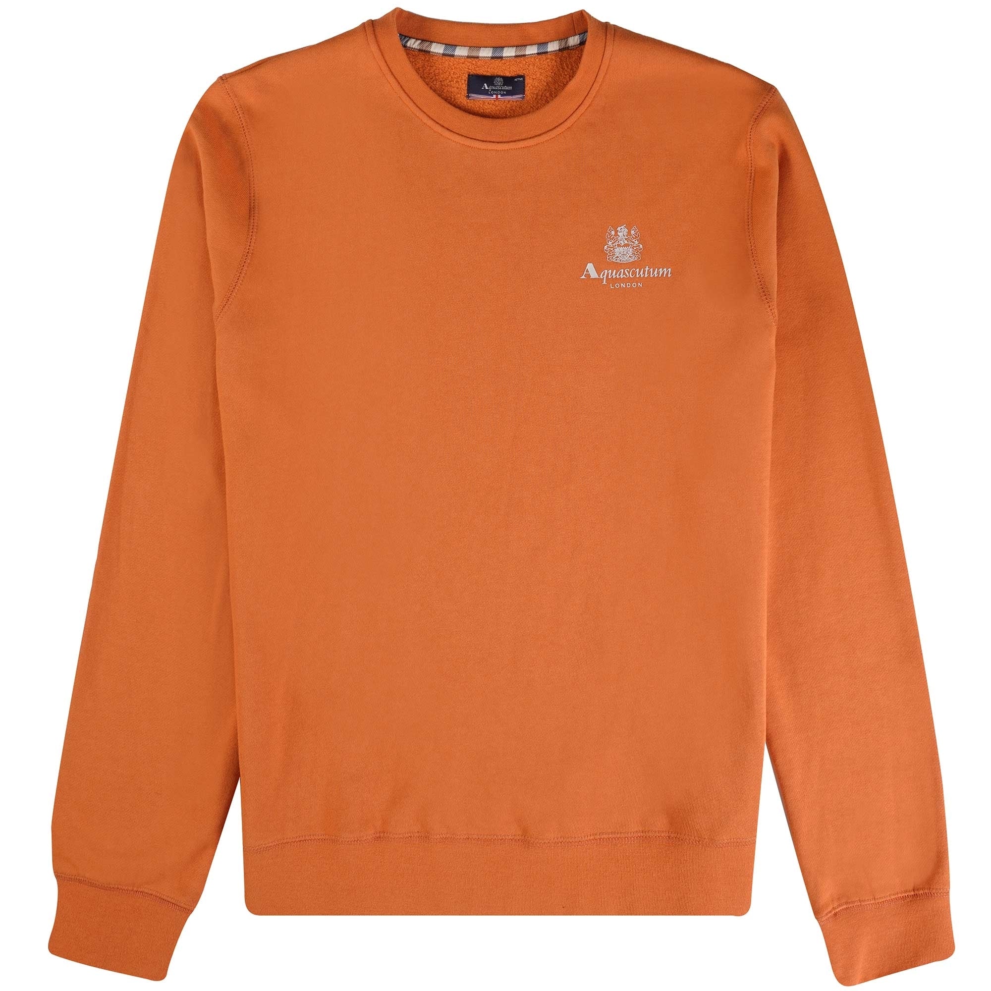 Aquascutum Small Logo Sweatshirt - Rust