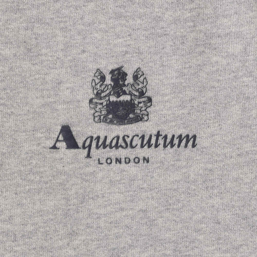 Aquascutum Small Logo Sweatshirt - Grey Mel