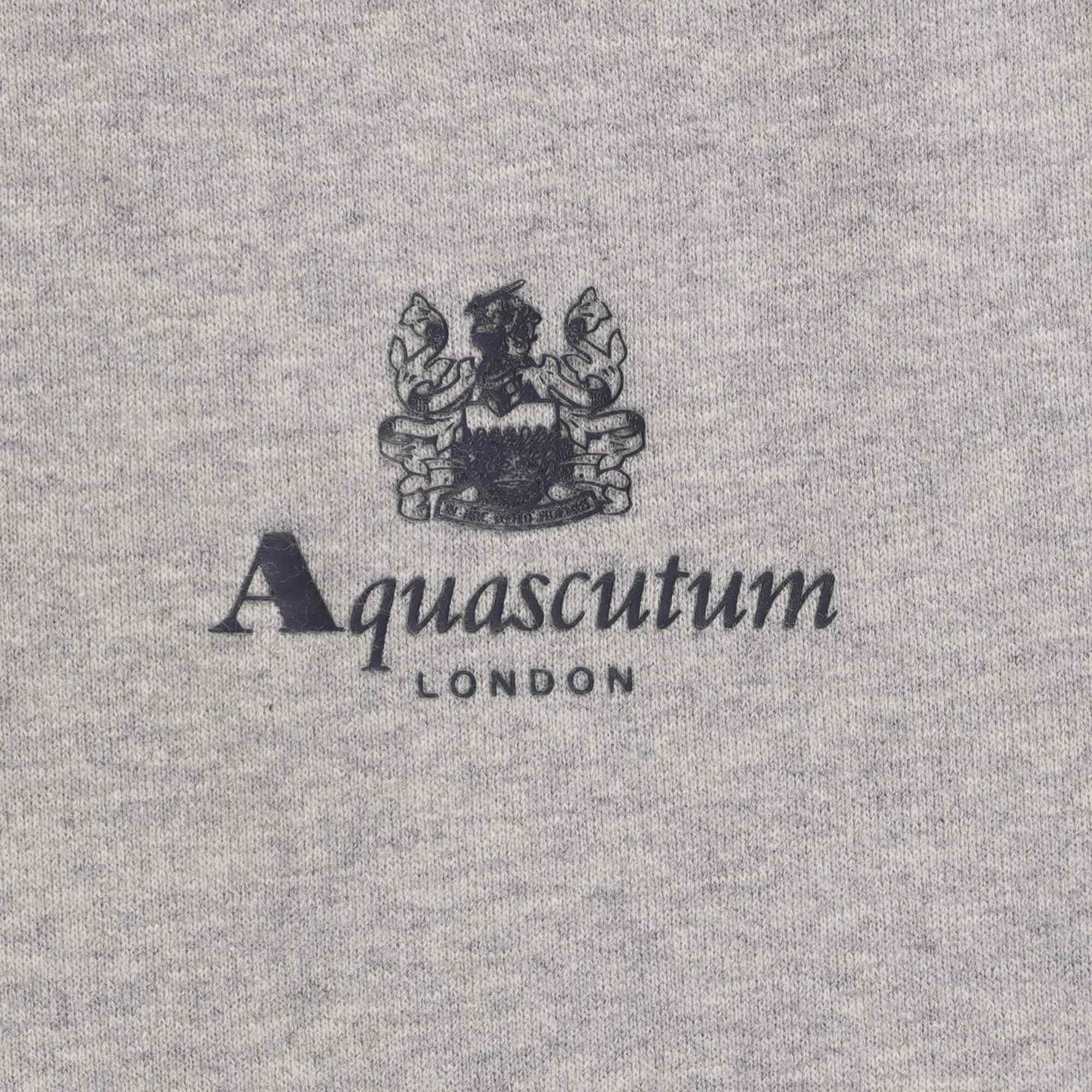 Aquascutum Small Logo Sweatshirt - Grey Mel