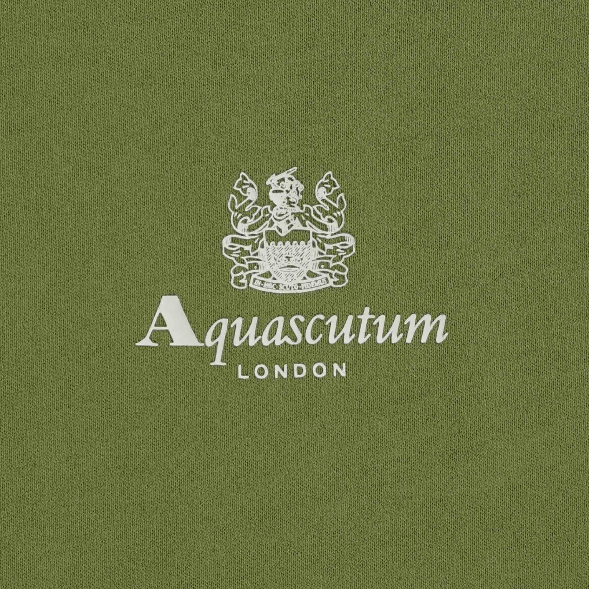 Aquascutum Small Logo Sweatshirt - Army Green