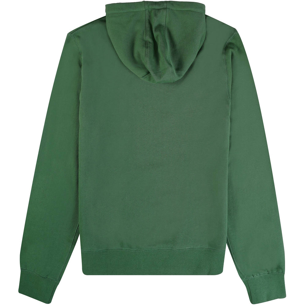 Aquascutum Small Logo Hoodie - Hunter Green